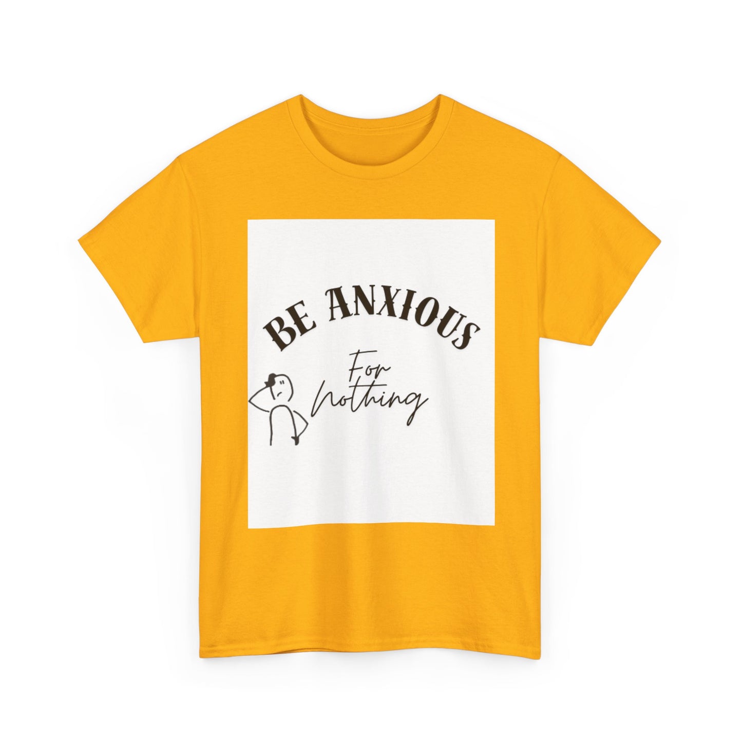 Be Anxious For Nothing Tee — Inspirational Christian Faith T-Shirt