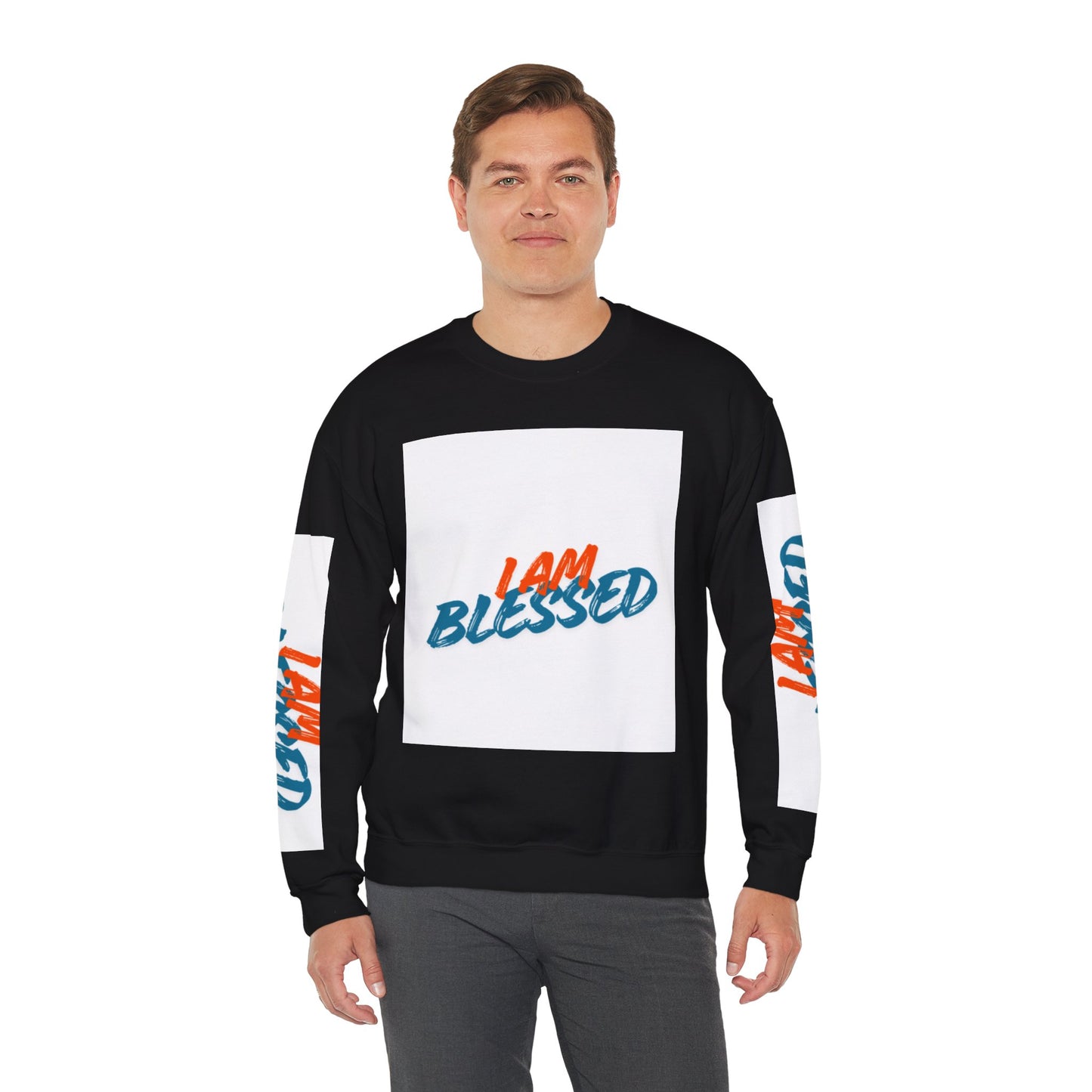 I Am Blessed Crewneck Sweatshirt — Spiritual Religious Blessing Pullover