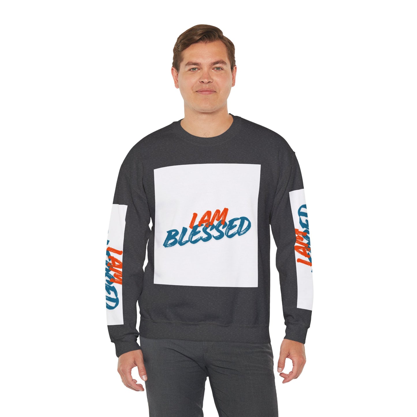 I Am Blessed Crewneck Sweatshirt — Spiritual Religious Blessing Pullover