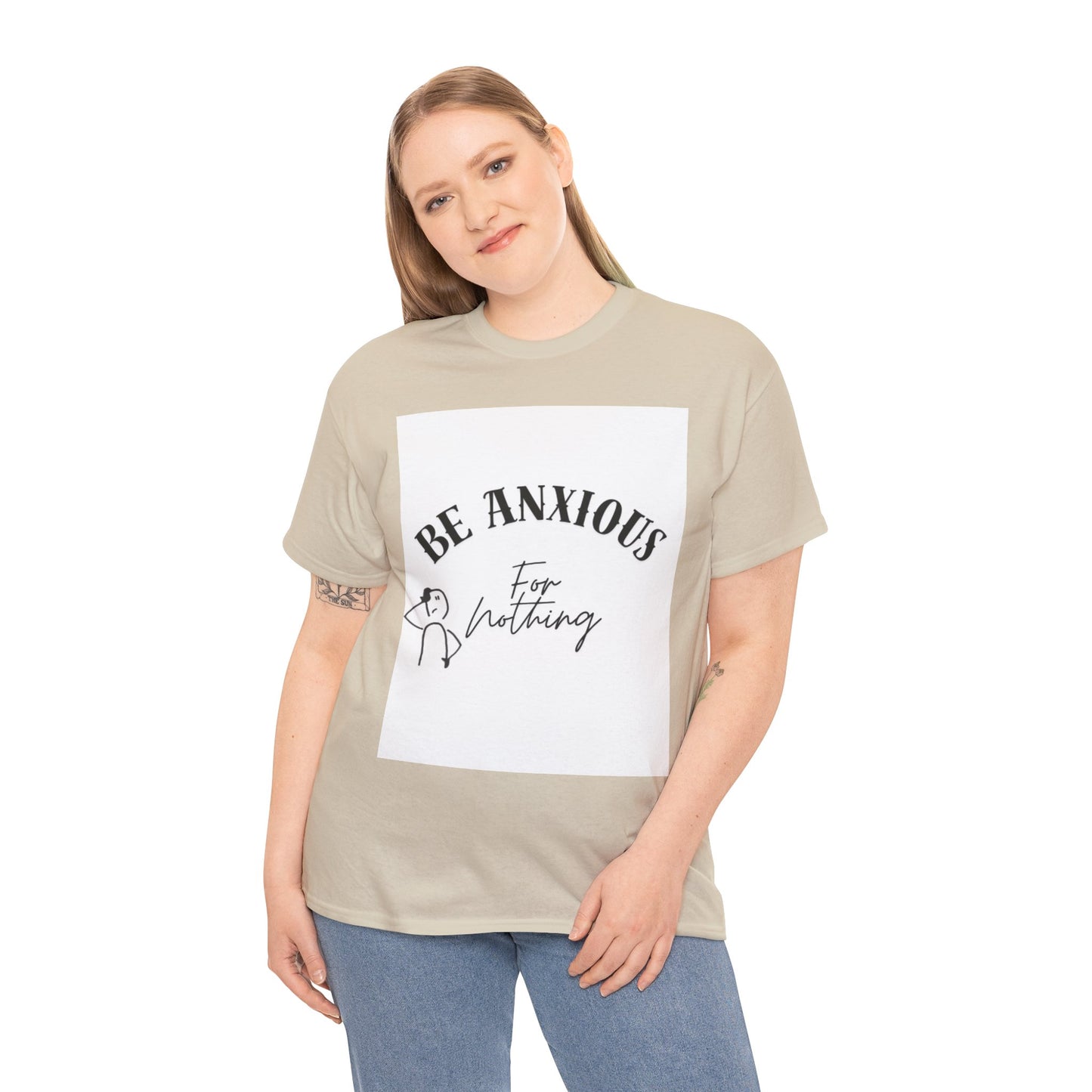 Be Anxious For Nothing Tee — Inspirational Christian Faith T-Shirt