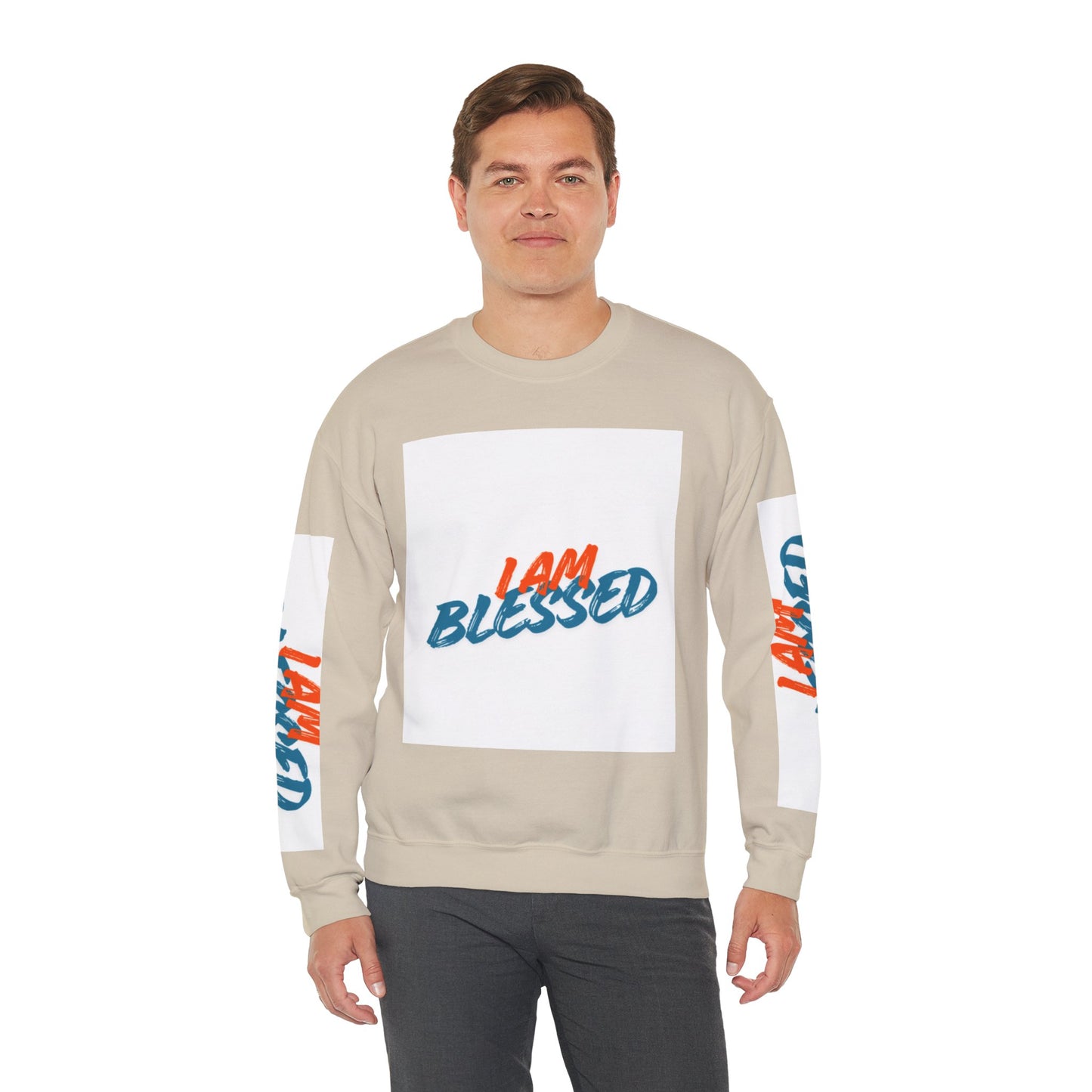 I Am Blessed Crewneck Sweatshirt — Spiritual Religious Blessing Pullover