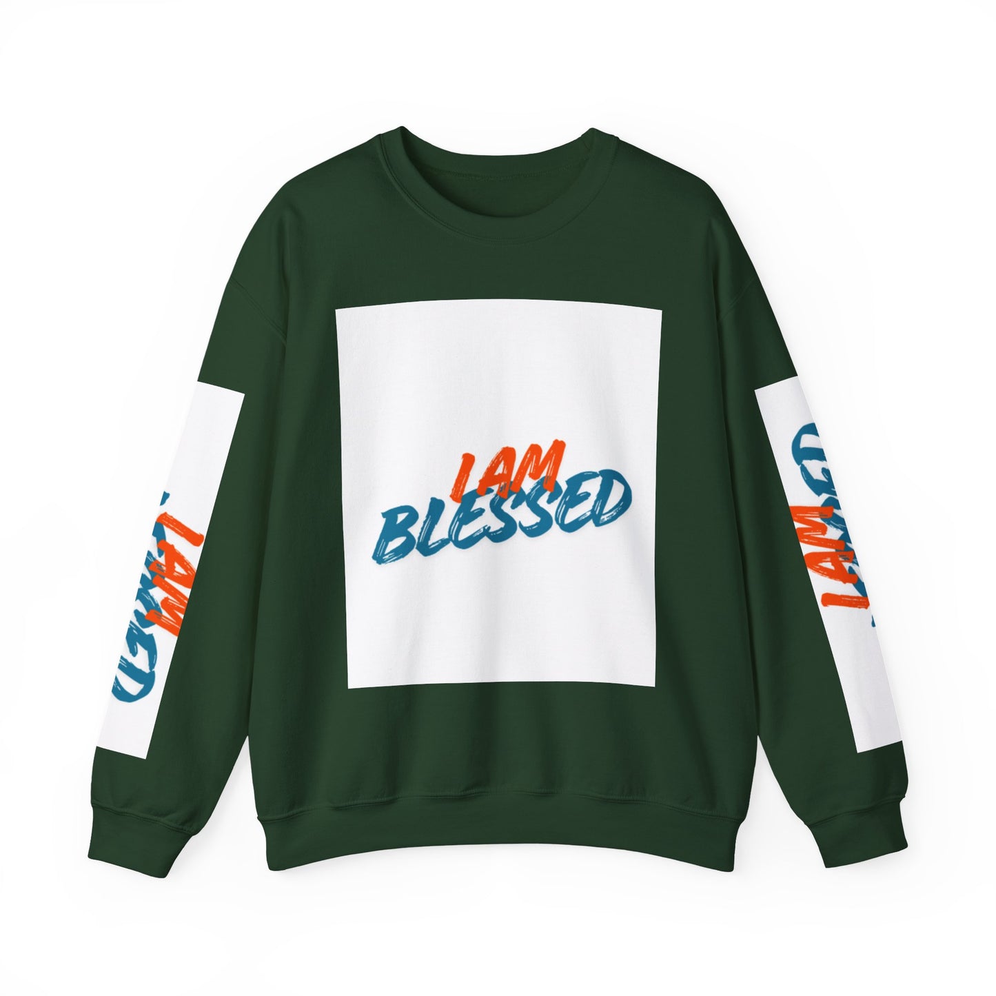 I Am Blessed Crewneck Sweatshirt — Spiritual Religious Blessing Pullover