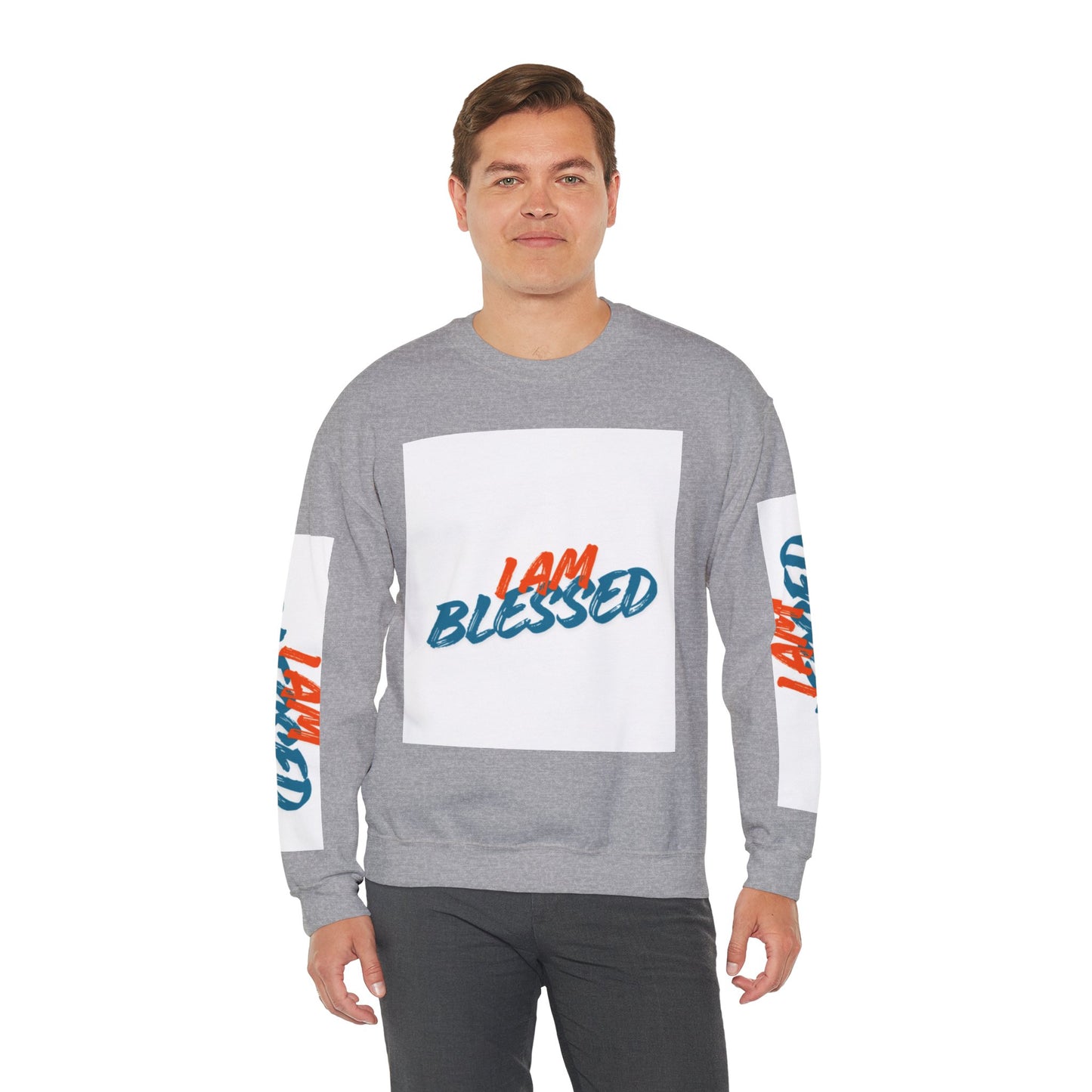 I Am Blessed Crewneck Sweatshirt — Spiritual Religious Blessing Pullover