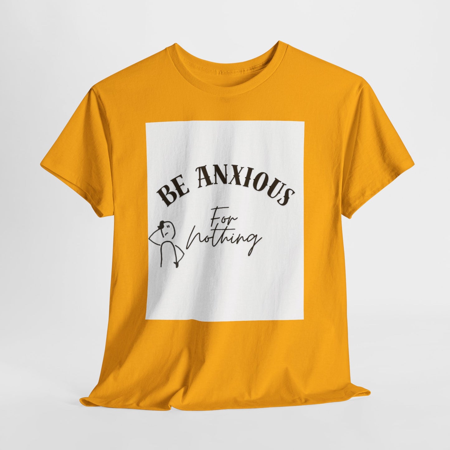 Be Anxious For Nothing Tee — Inspirational Christian Faith T-Shirt