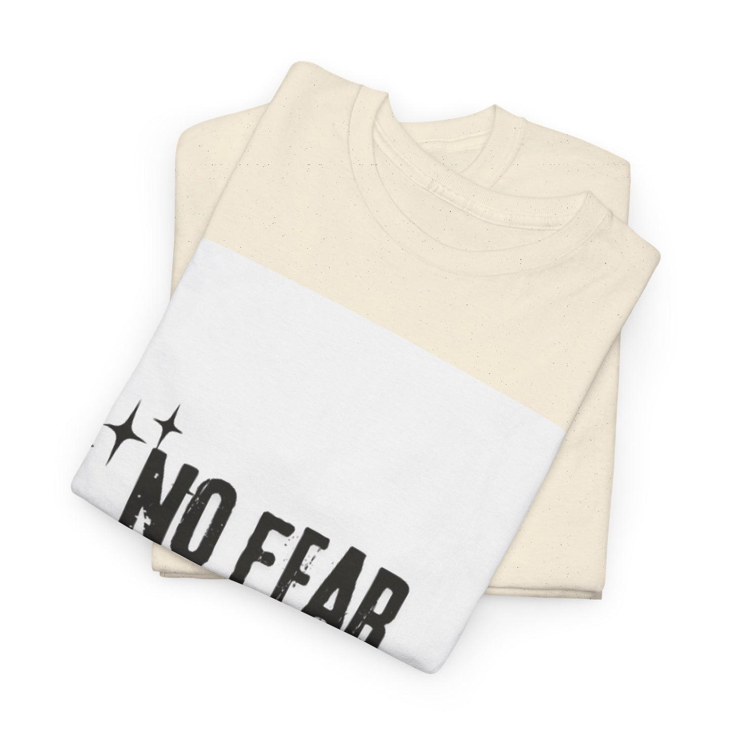 No Fear Over Here Tee — Inspirational Graphic T-Shirt, Religious, Christian,