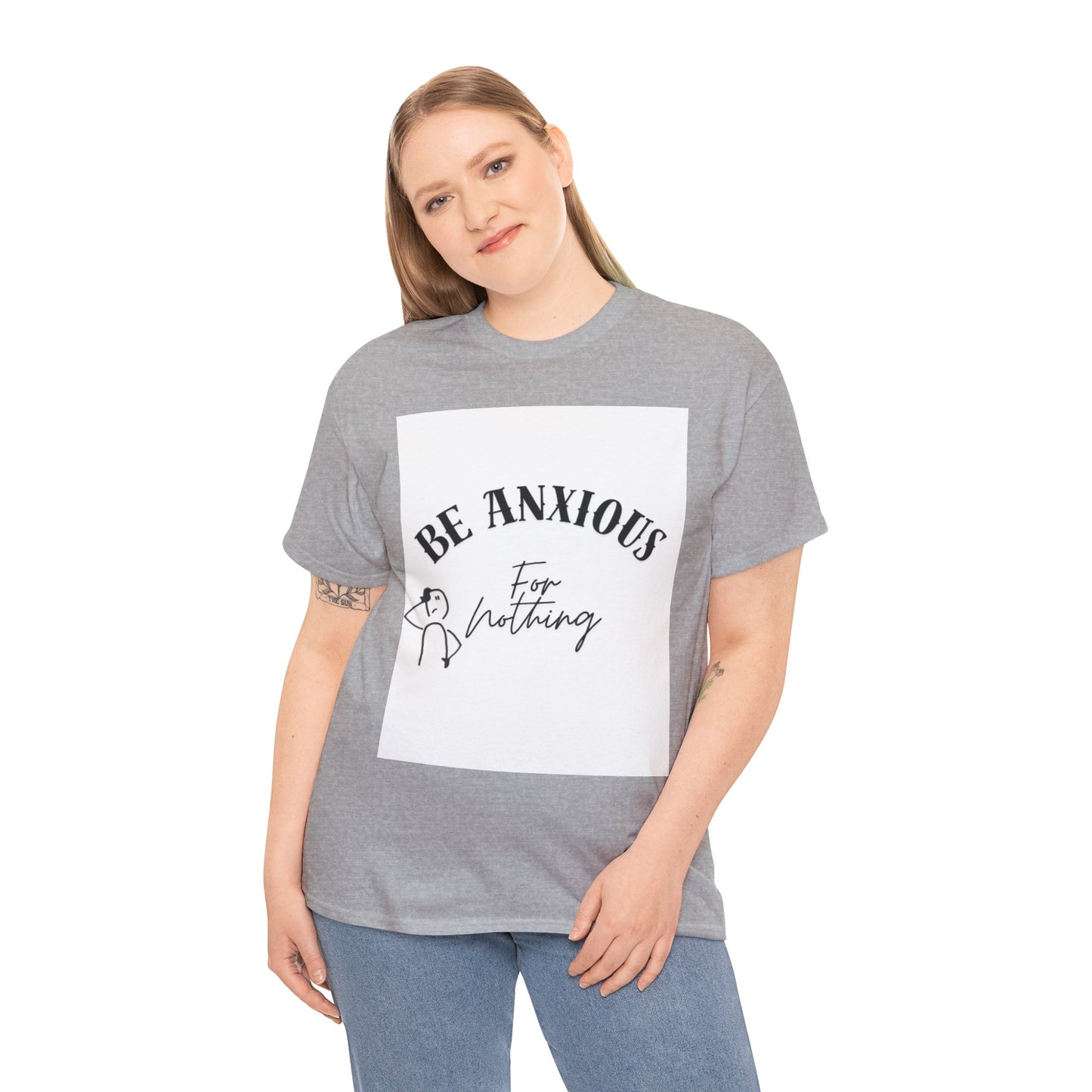 Be Anxious For Nothing Tee — Inspirational Christian Faith T-Shirt