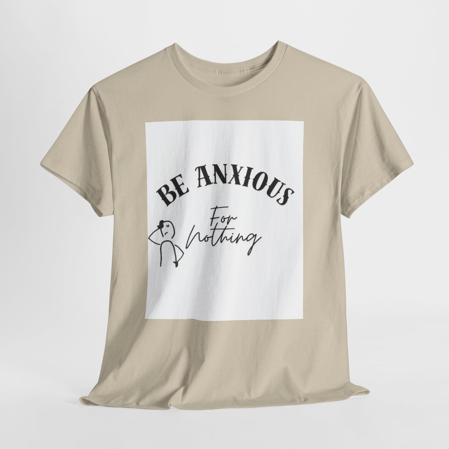 Be Anxious For Nothing Tee — Inspirational Christian Faith T-Shirt