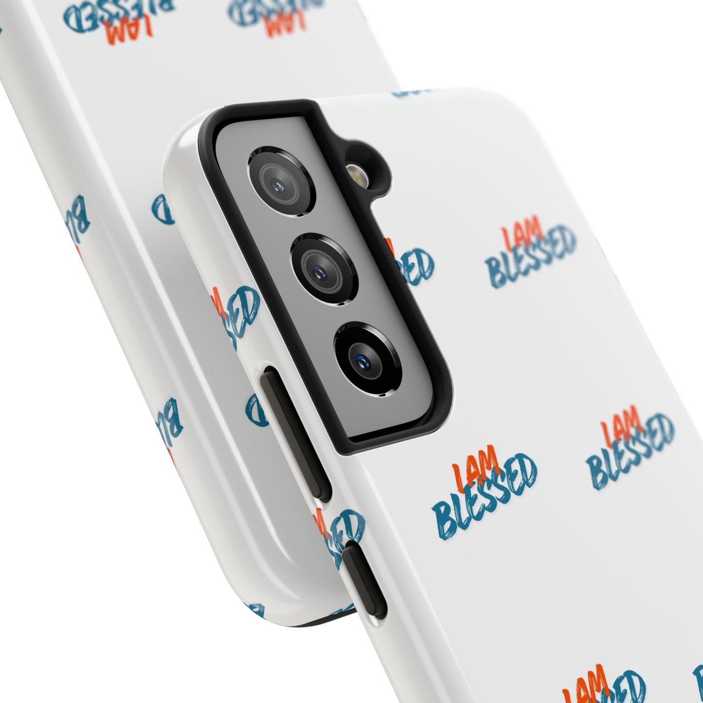 I Am Blessed Tough iPhone Case — Motivational Protective Phone Cover, Religious