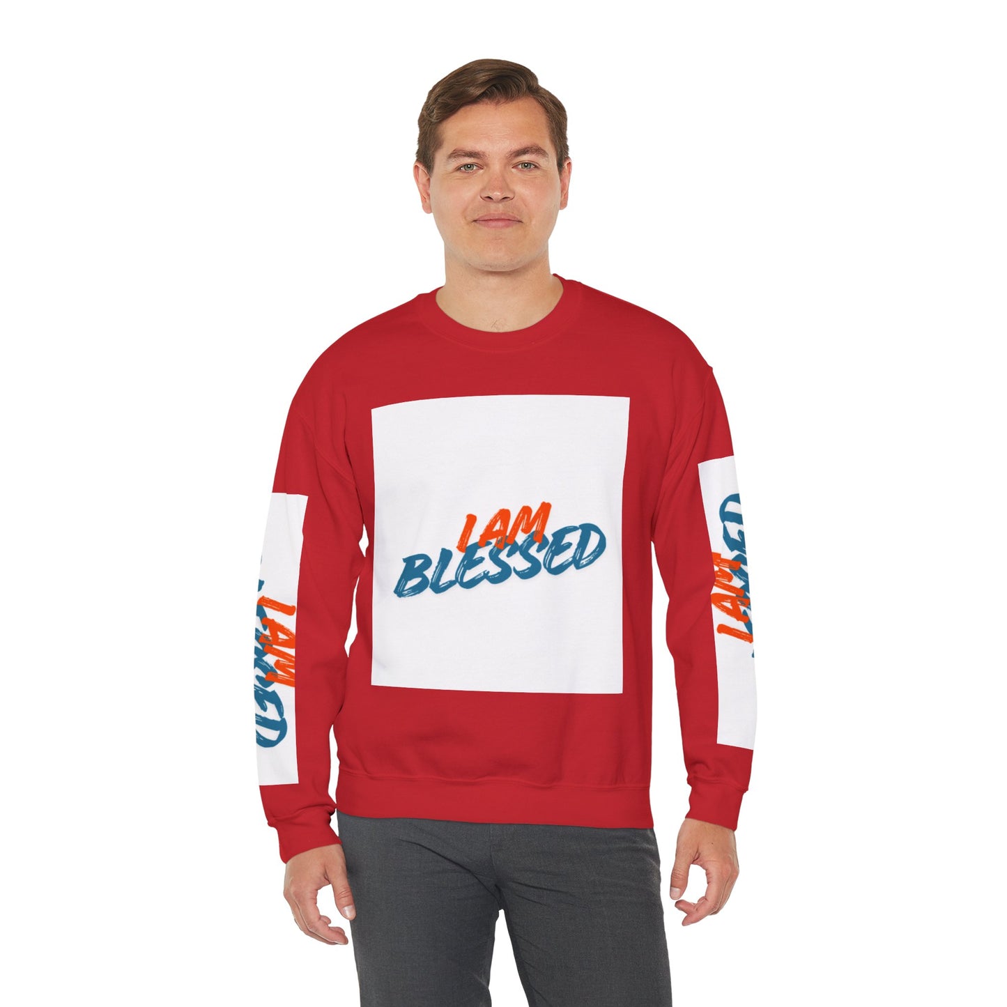 I Am Blessed Crewneck Sweatshirt — Spiritual Religious Blessing Pullover