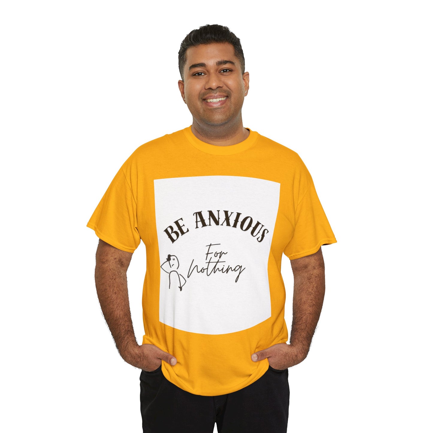 Be Anxious For Nothing Tee — Inspirational Christian Faith T-Shirt