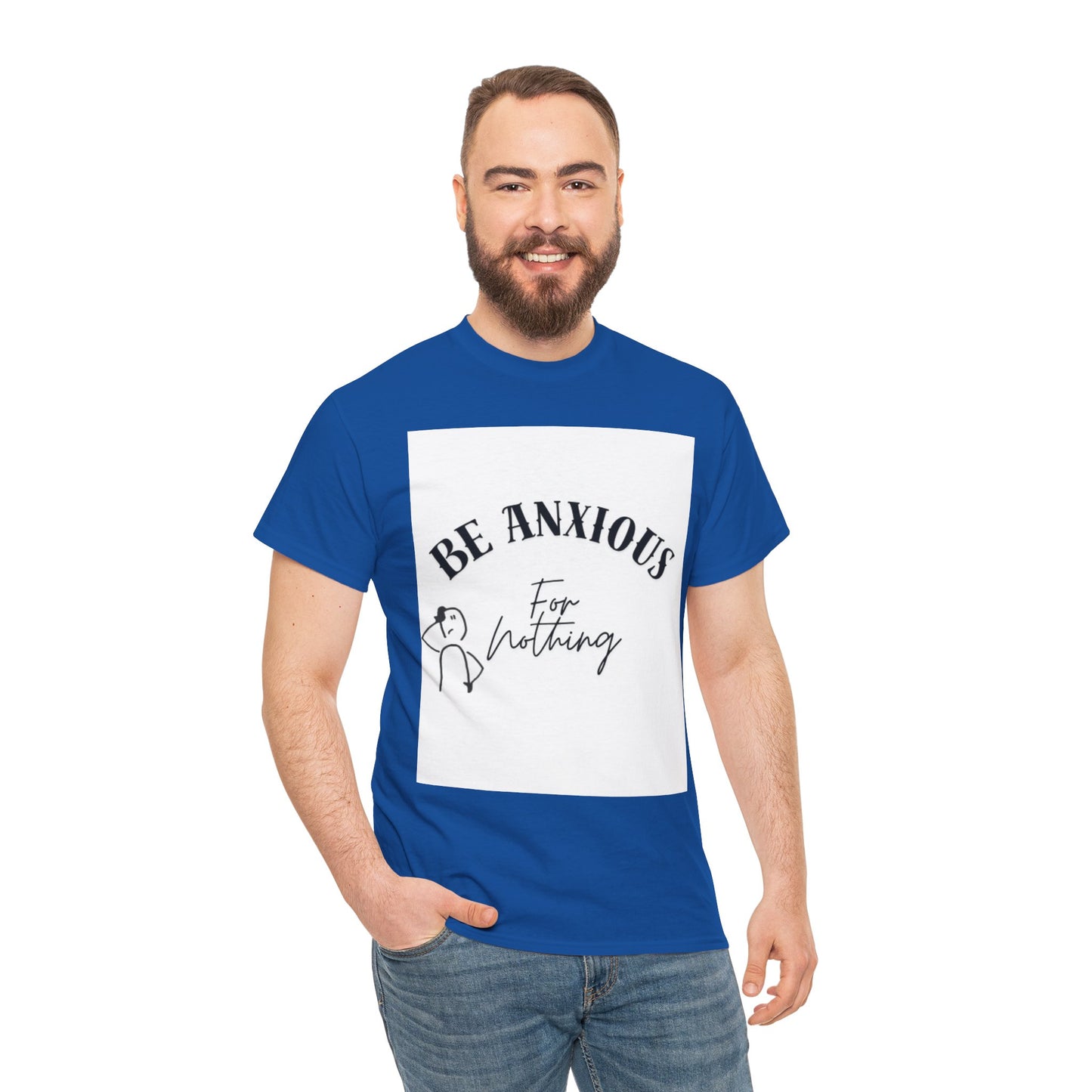 Be Anxious For Nothing Tee — Inspirational Christian Faith T-Shirt