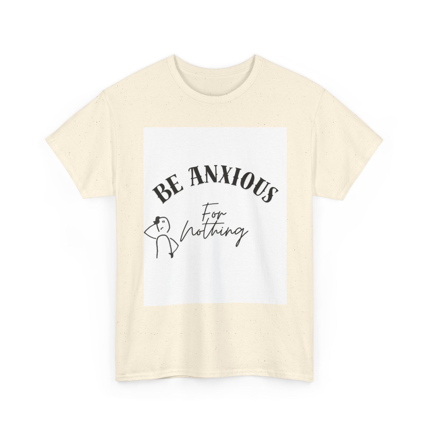 Be Anxious For Nothing Tee — Inspirational Christian Faith T-Shirt