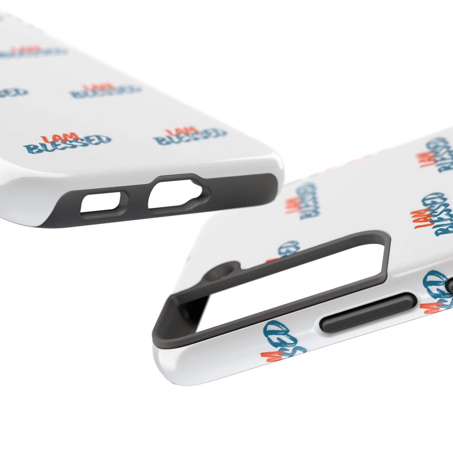 I Am Blessed Tough iPhone Case — Motivational Protective Phone Cover, Religious