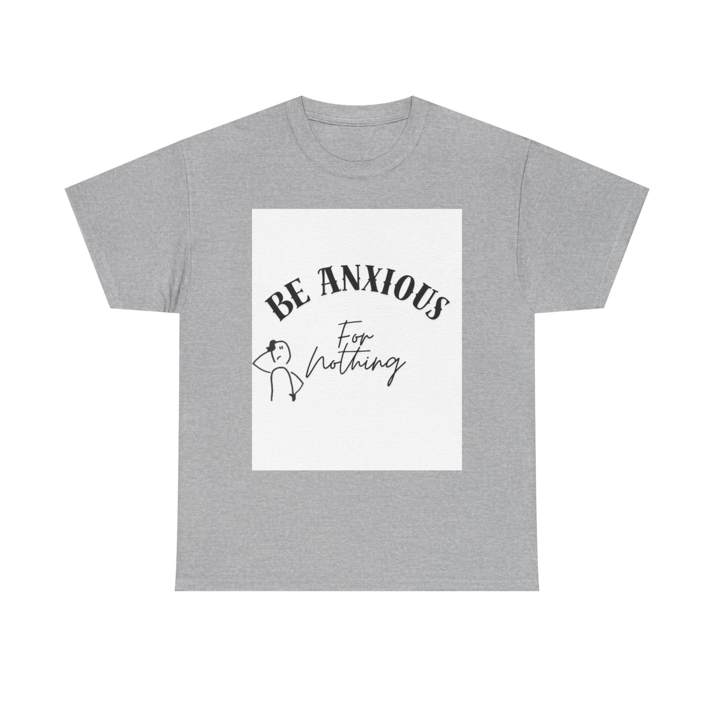 Be Anxious For Nothing Tee — Inspirational Christian Faith T-Shirt