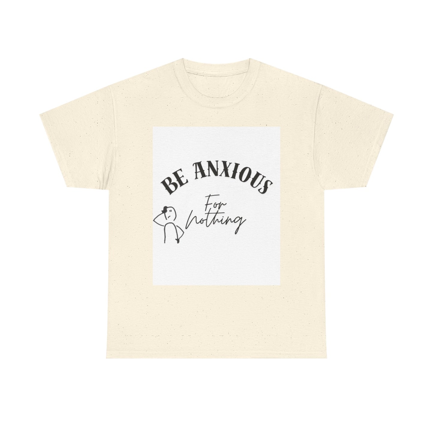 Be Anxious For Nothing Tee — Inspirational Christian Faith T-Shirt