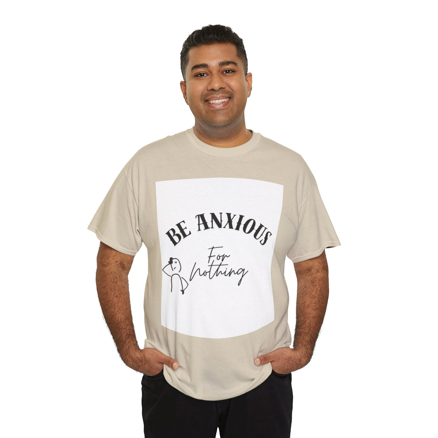 Be Anxious For Nothing Tee — Inspirational Christian Faith T-Shirt