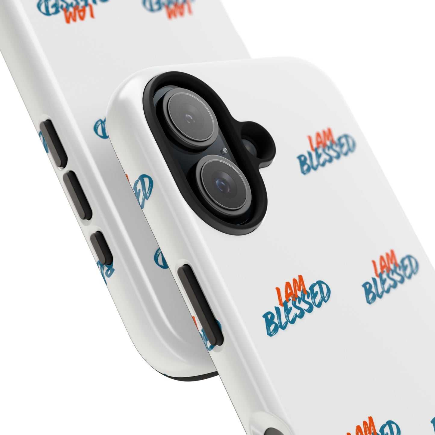 I Am Blessed Tough iPhone Case — Motivational Protective Phone Cover, Religious