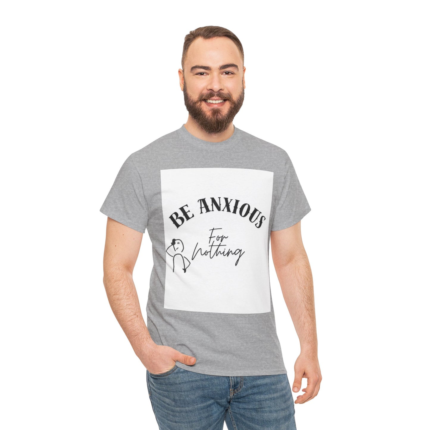 Be Anxious For Nothing Tee — Inspirational Christian Faith T-Shirt
