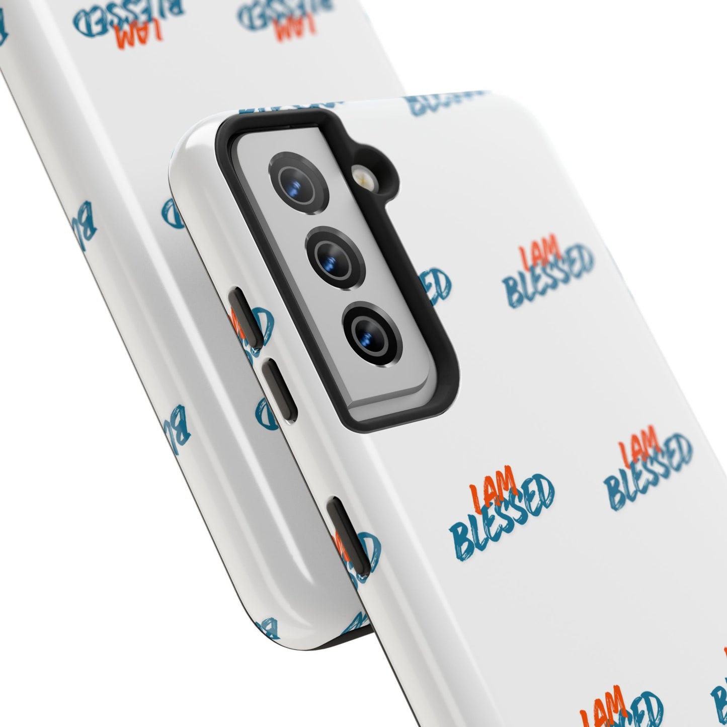 I Am Blessed Tough iPhone Case — Motivational Protective Phone Cover, Religious