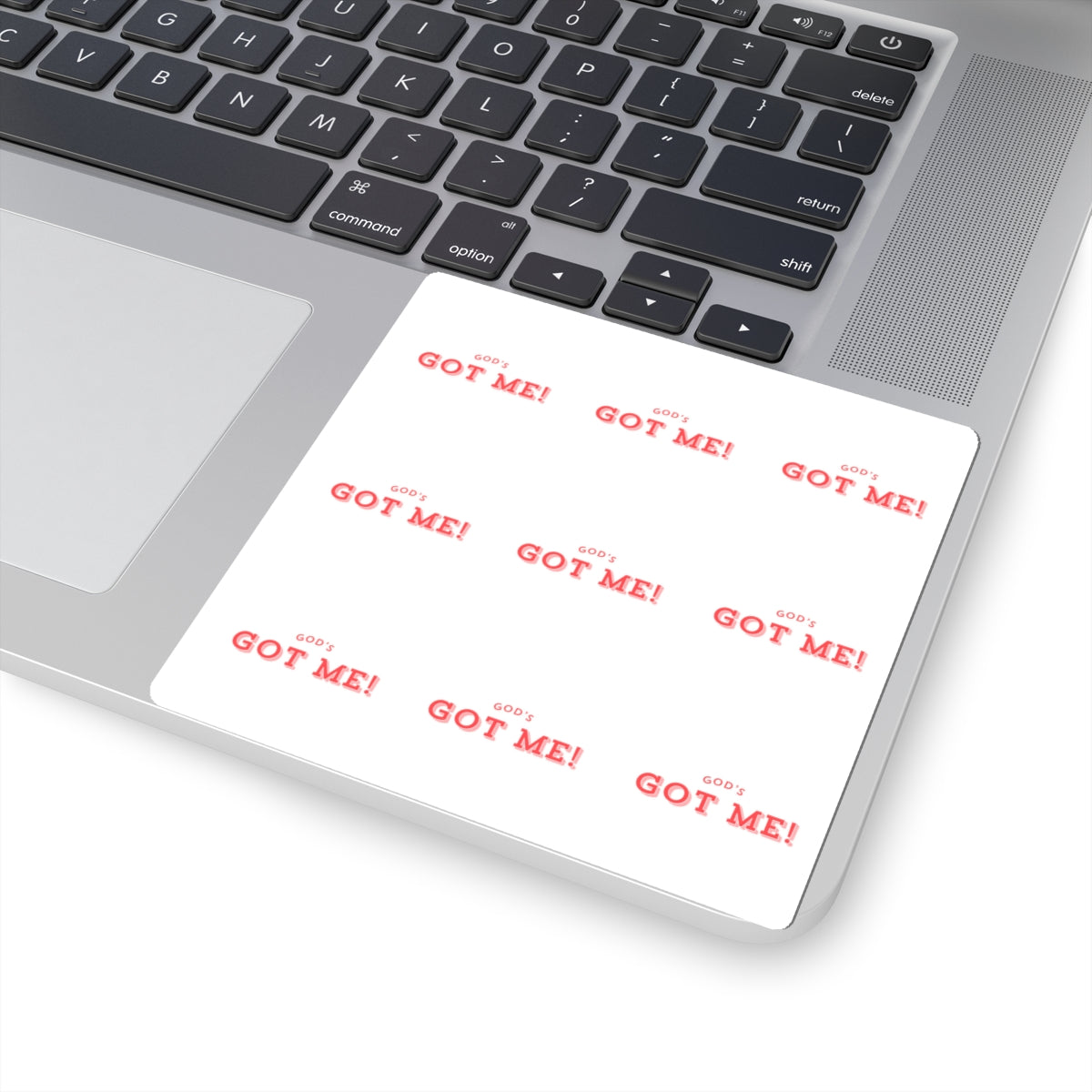 Kiss-Cut Sticker Sheet — "God's Got Me!" Reassurance Vinyl Stickers