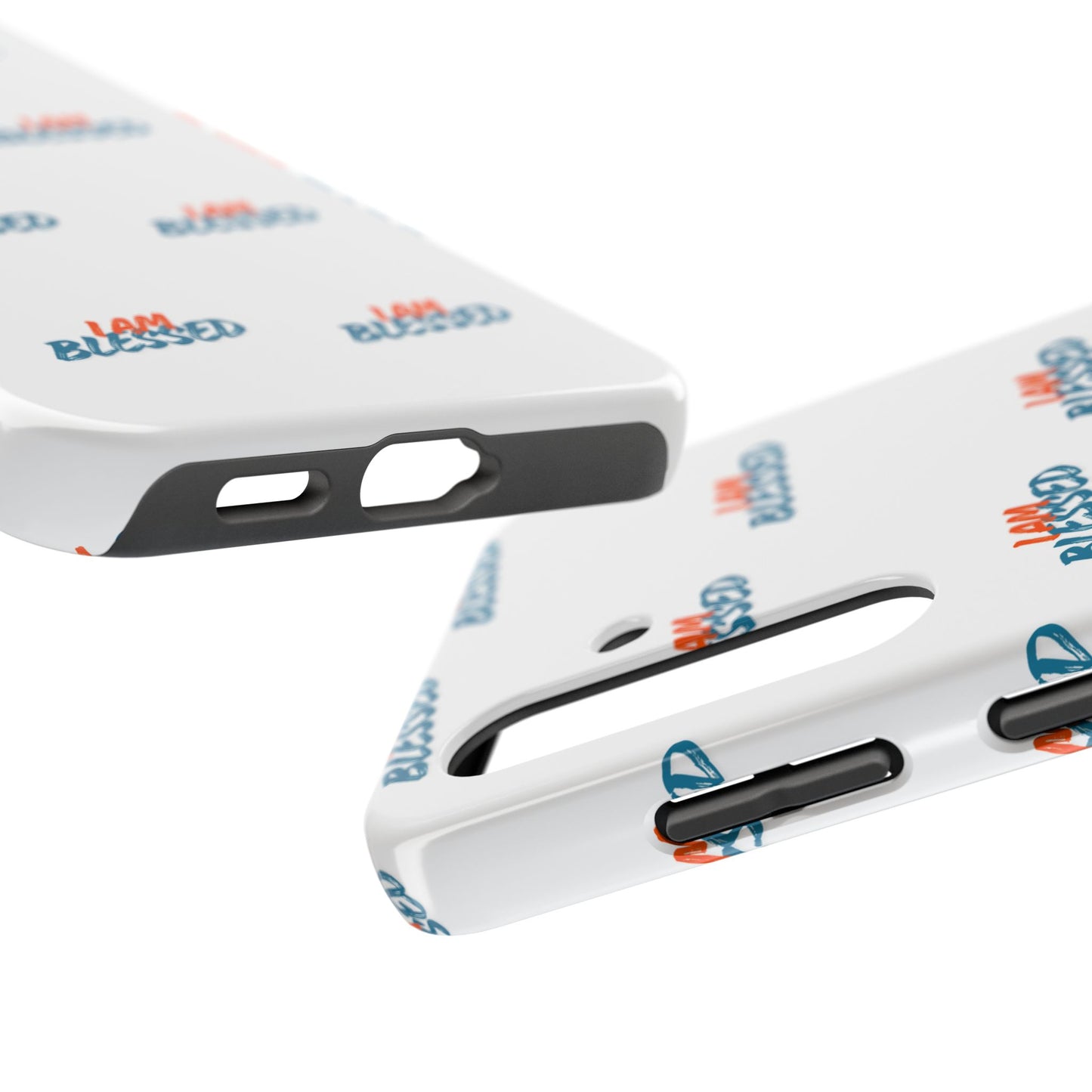 I Am Blessed Tough iPhone Case — Motivational Protective Phone Cover, Religious