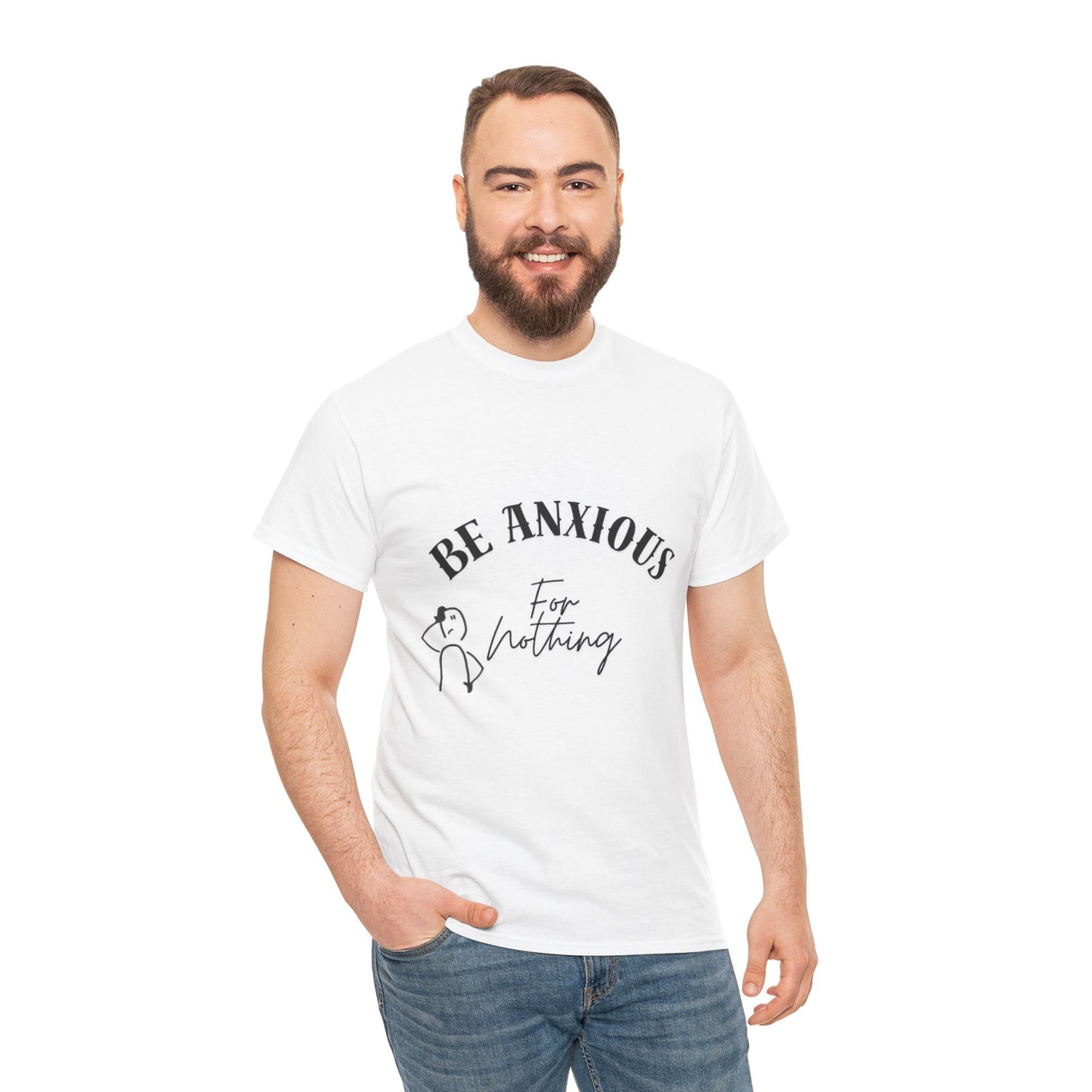 Be Anxious For Nothing Tee — Inspirational Christian Faith T-Shirt