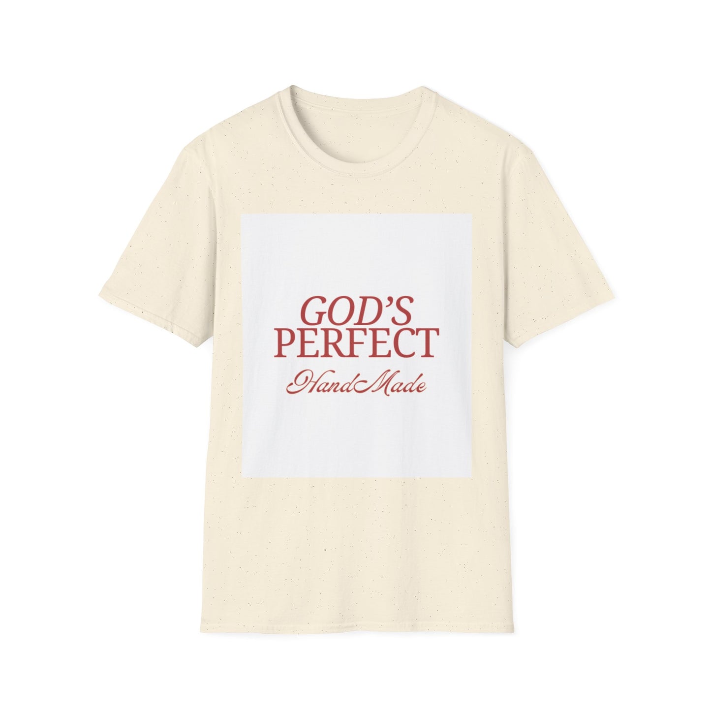 God's Perfect, Hand Made Tee — Faith-Inspired Christian T-Shirt, Religious tee
