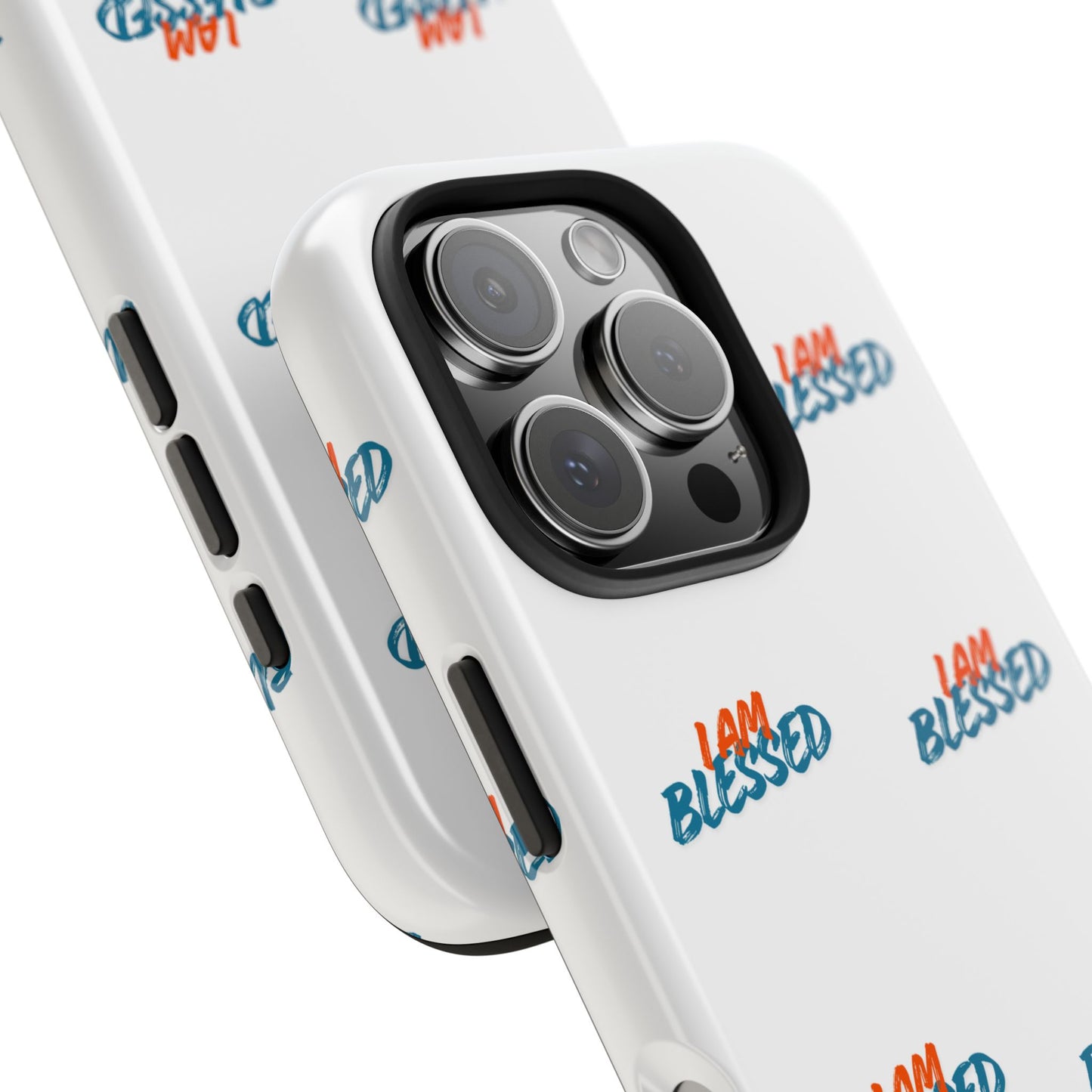 I Am Blessed Tough iPhone Case — Motivational Protective Phone Cover, Religious