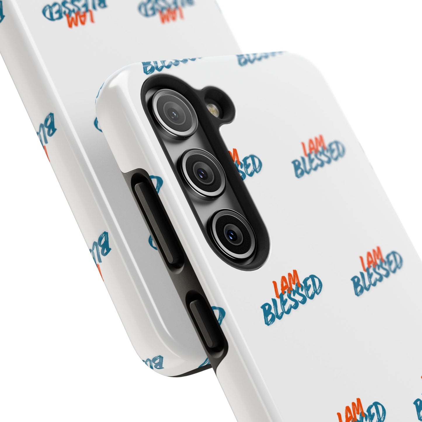 I Am Blessed Tough iPhone Case — Motivational Protective Phone Cover, Religious