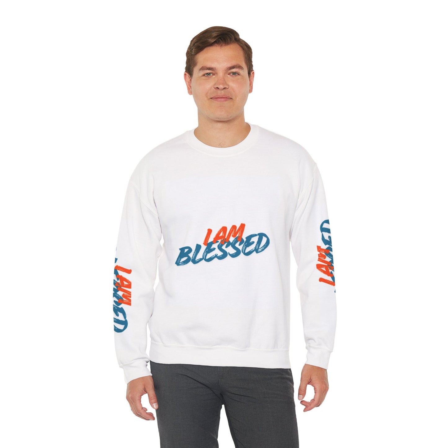 I Am Blessed Crewneck Sweatshirt — Spiritual Religious Blessing Pullover
