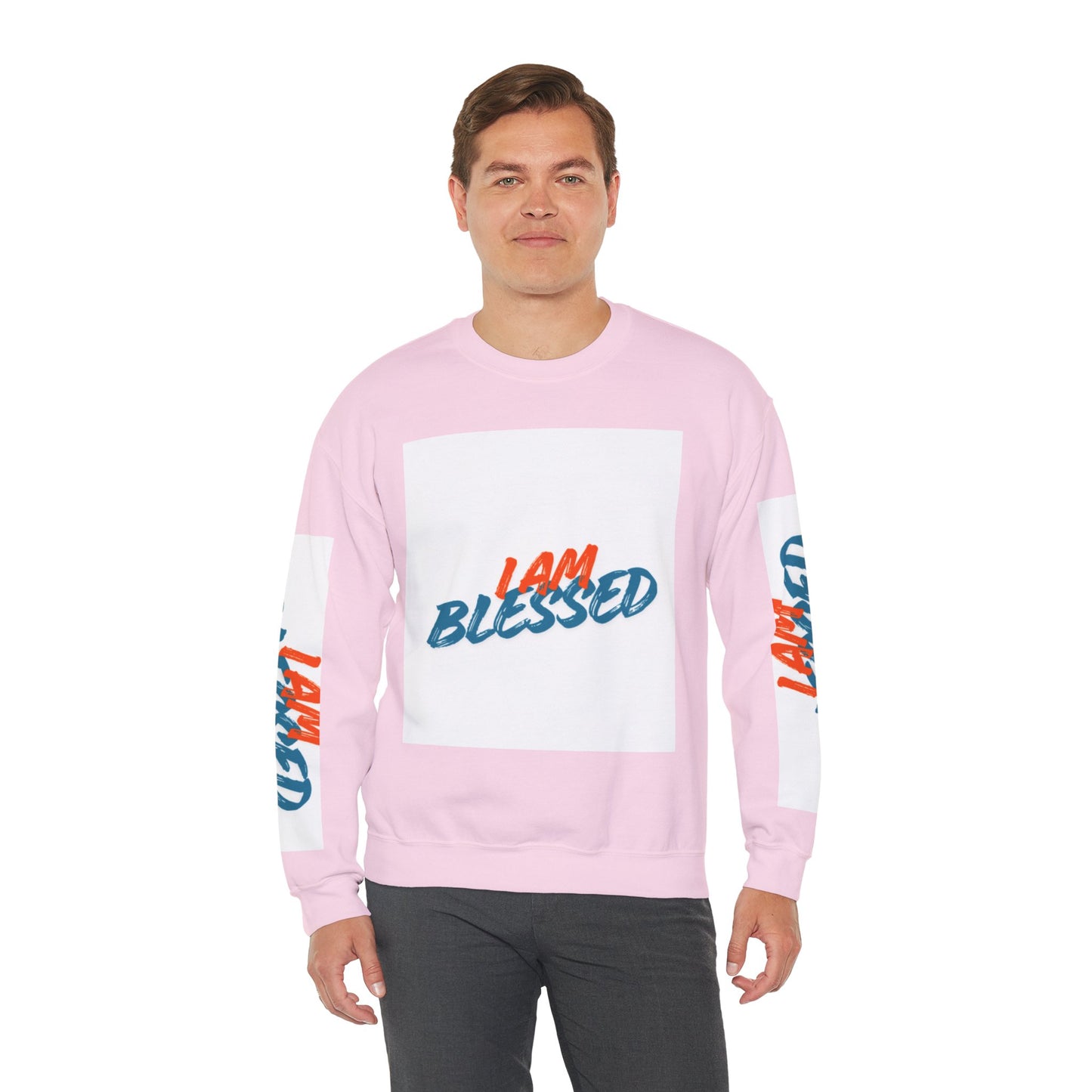 I Am Blessed Crewneck Sweatshirt — Spiritual Religious Blessing Pullover
