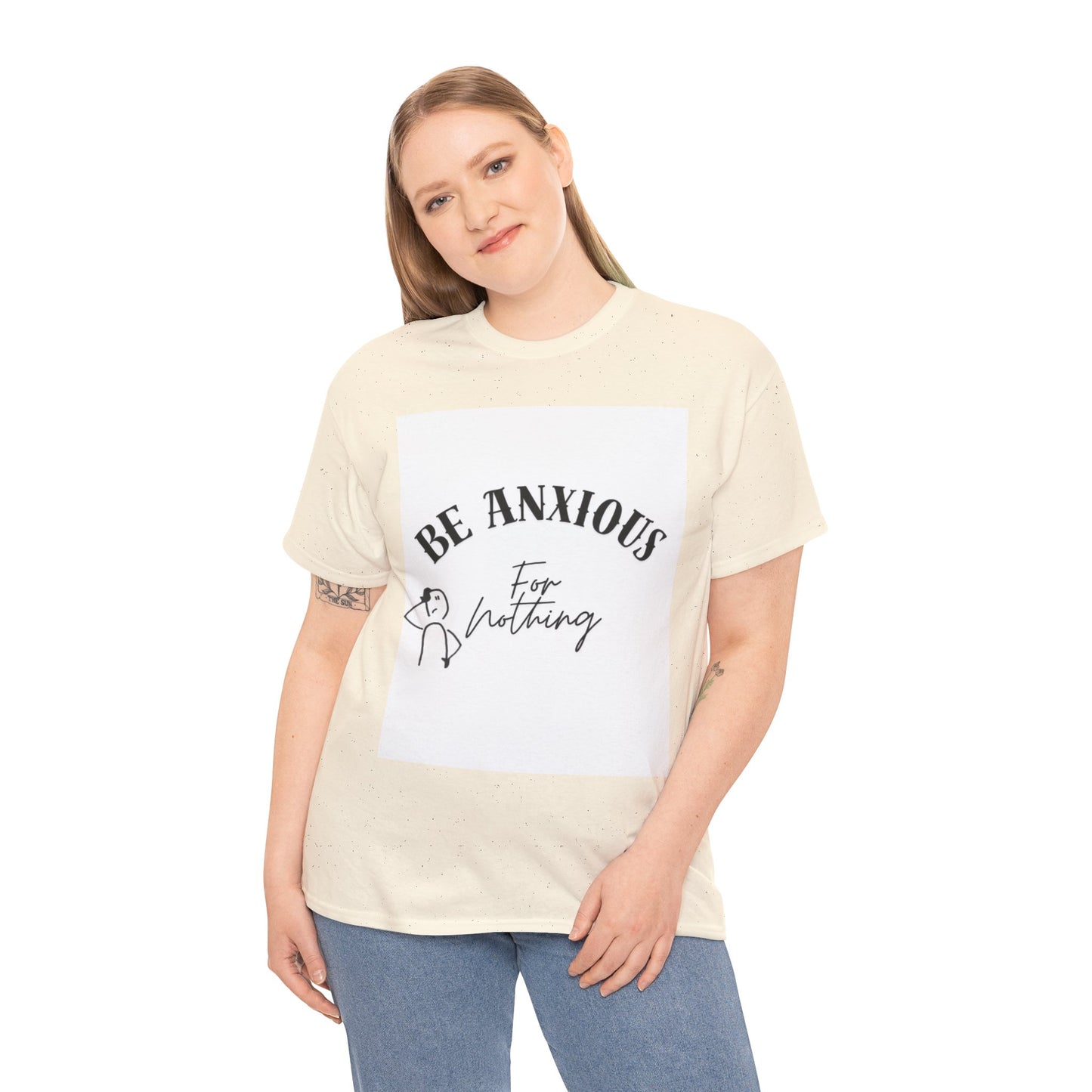 Be Anxious For Nothing Tee — Inspirational Christian Faith T-Shirt