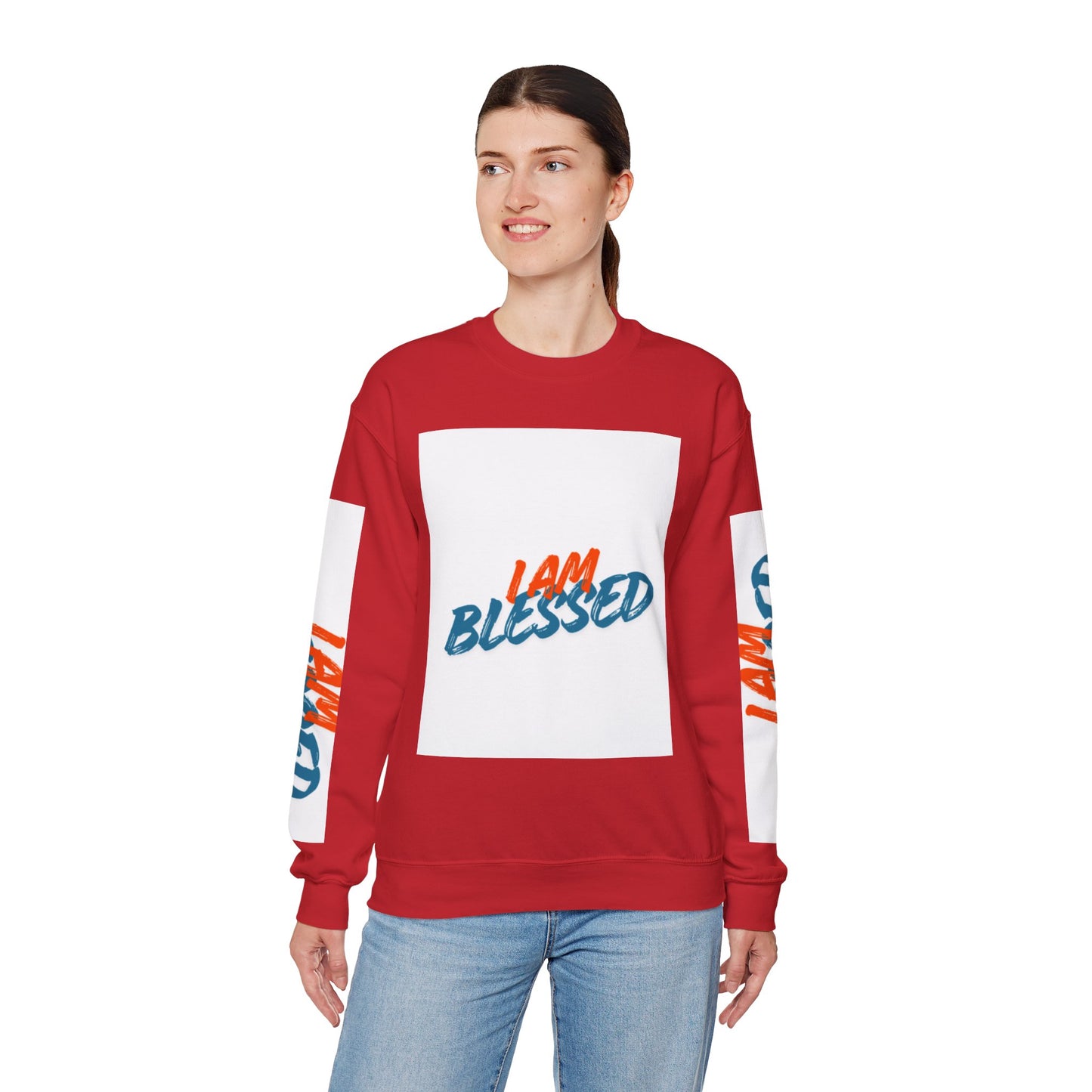 I Am Blessed Crewneck Sweatshirt — Spiritual Religious Blessing Pullover