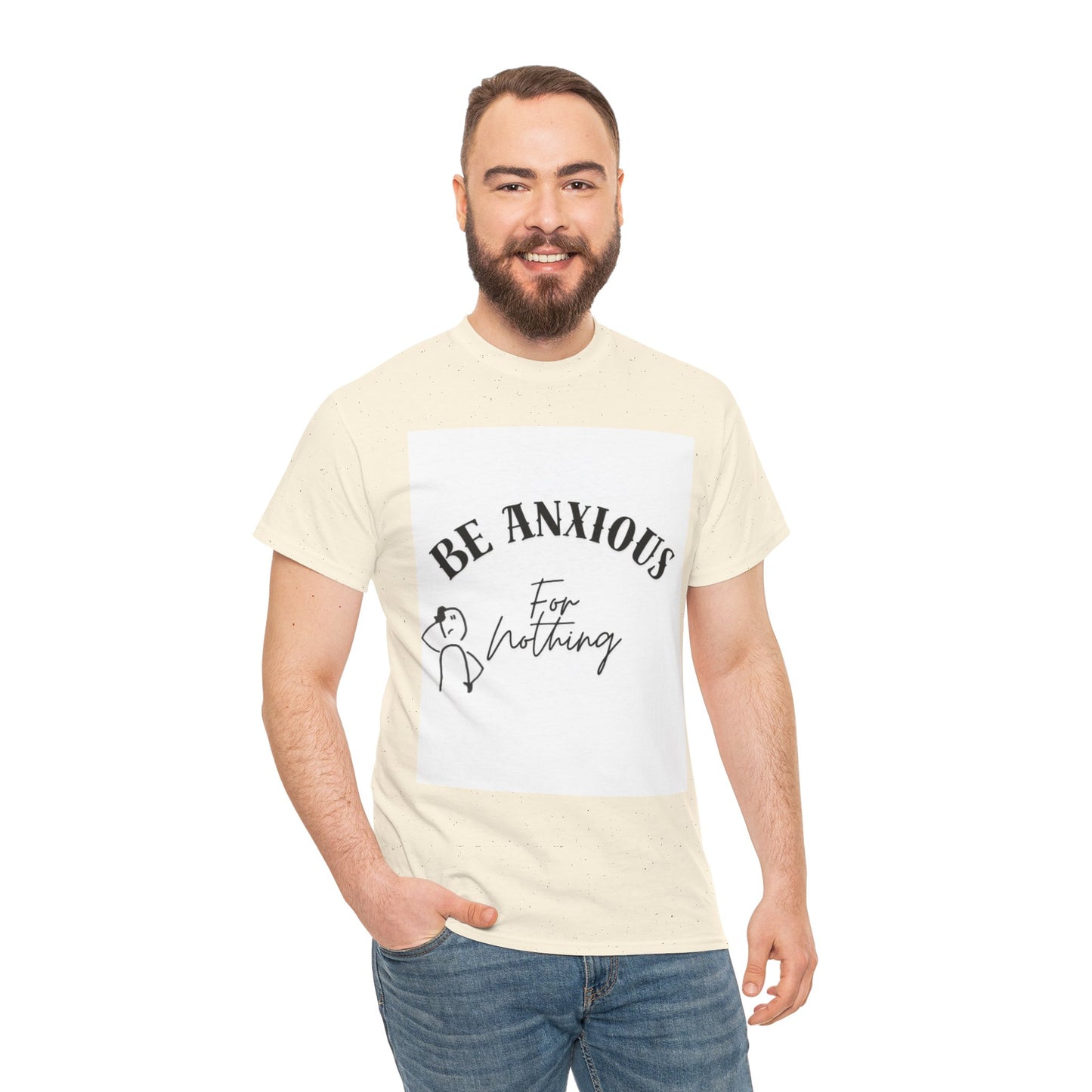 Be Anxious For Nothing Tee — Inspirational Christian Faith T-Shirt