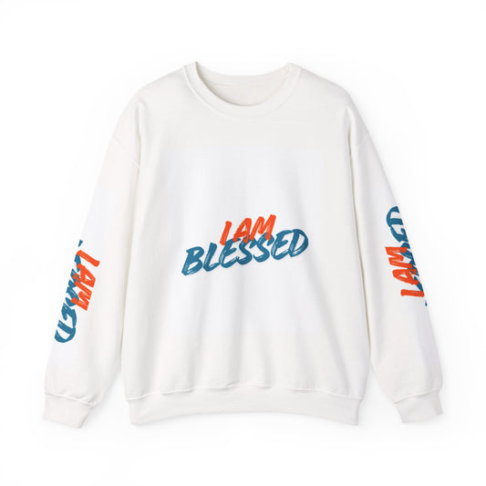 I Am Blessed Crewneck Sweatshirt — Spiritual Religious Blessing Pullover