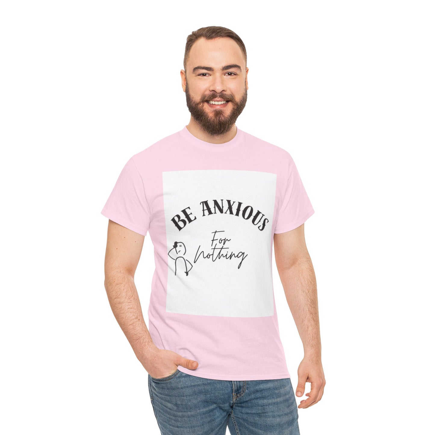 Be Anxious For Nothing Tee — Inspirational Christian Faith T-Shirt