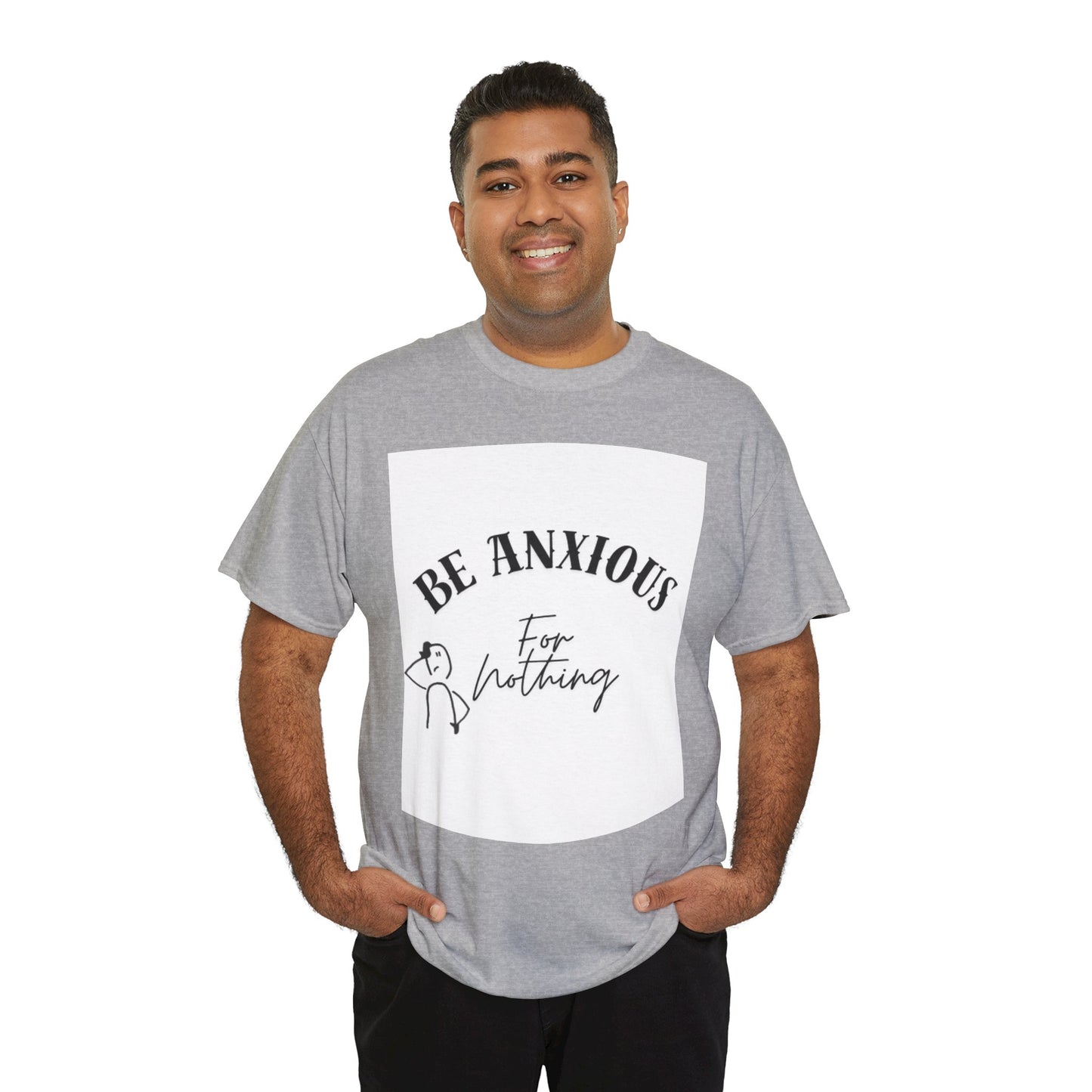 Be Anxious For Nothing Tee — Inspirational Christian Faith T-Shirt