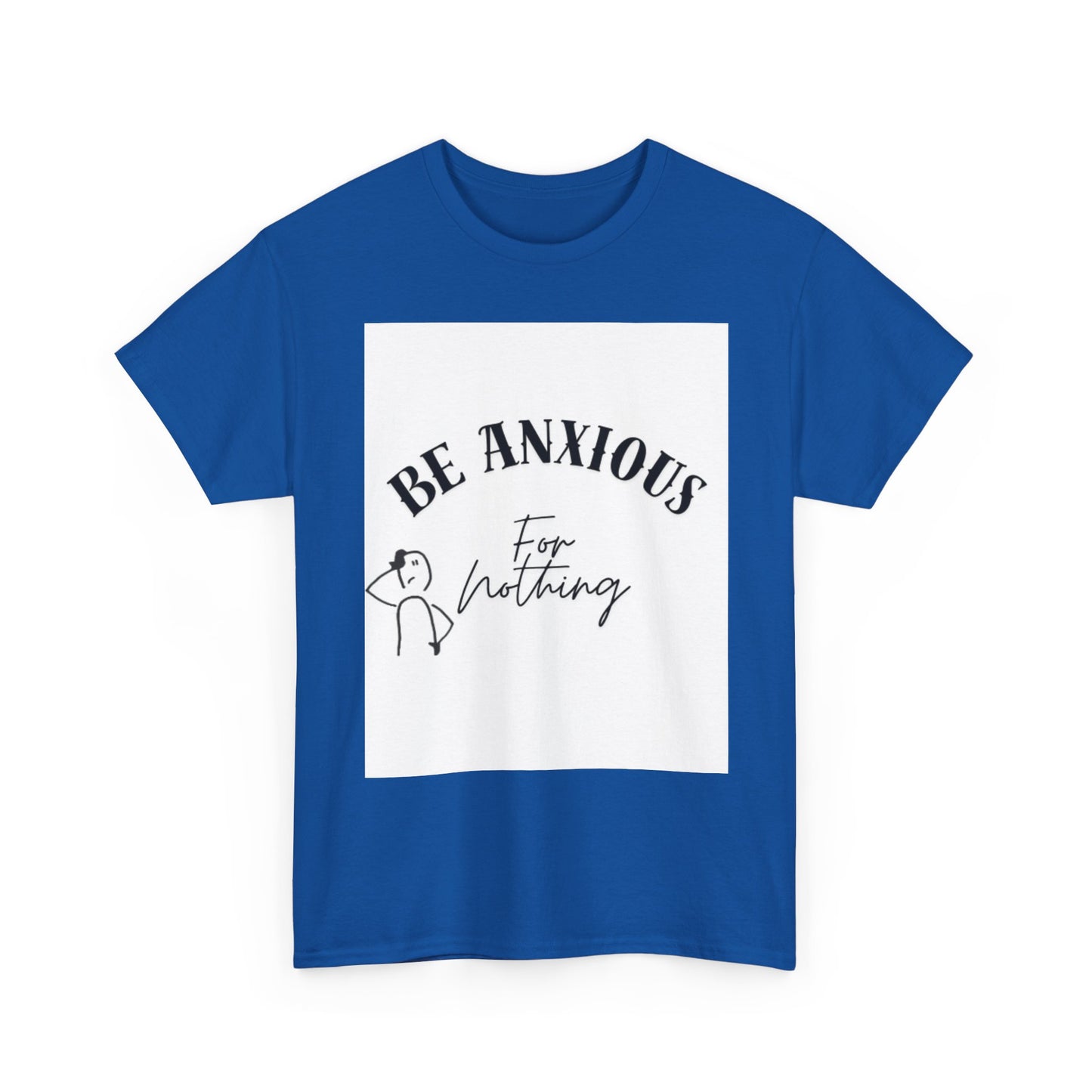 Be Anxious For Nothing Tee — Inspirational Christian Faith T-Shirt