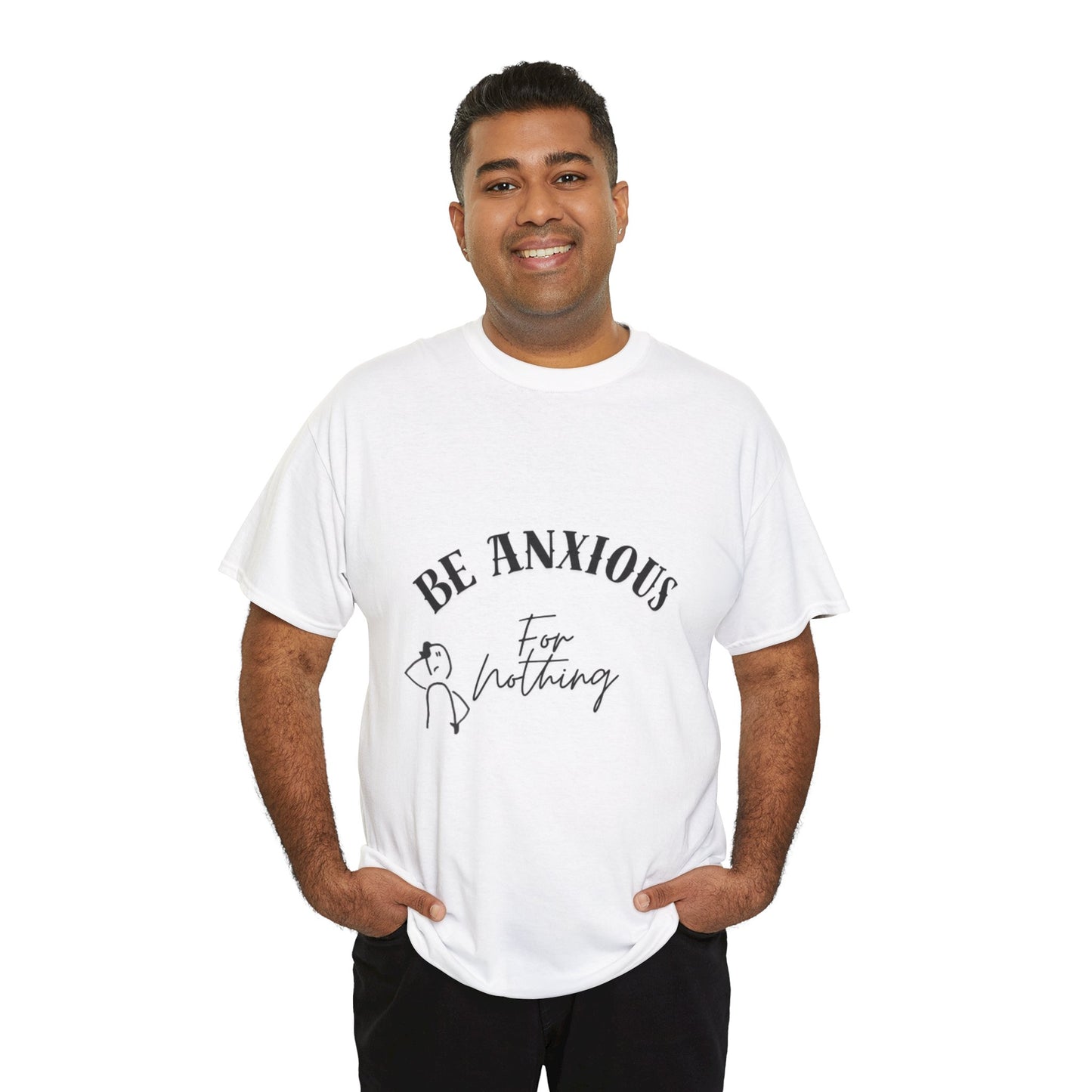 Be Anxious For Nothing Tee — Inspirational Christian Faith T-Shirt