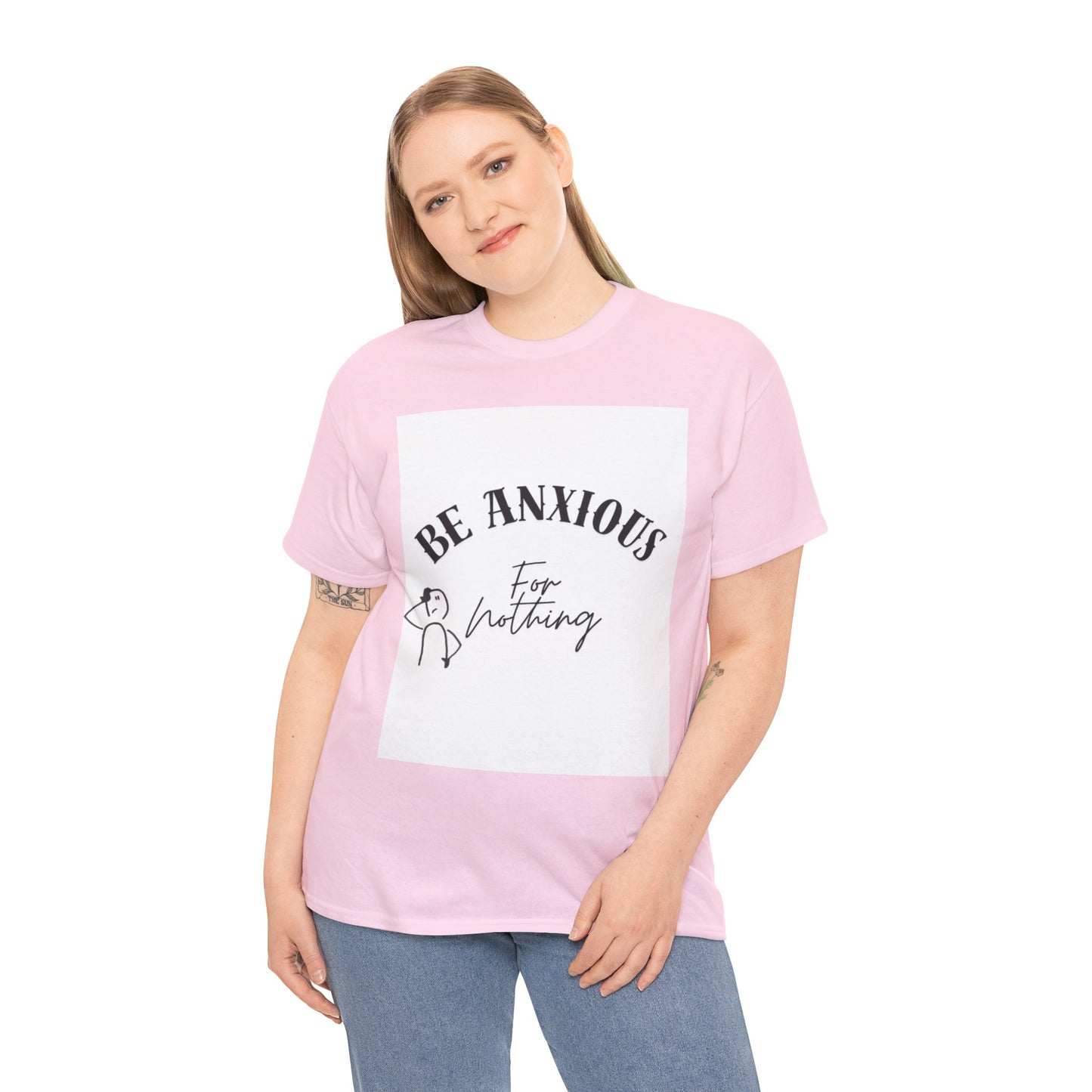 Be Anxious For Nothing Tee — Inspirational Christian Faith T-Shirt