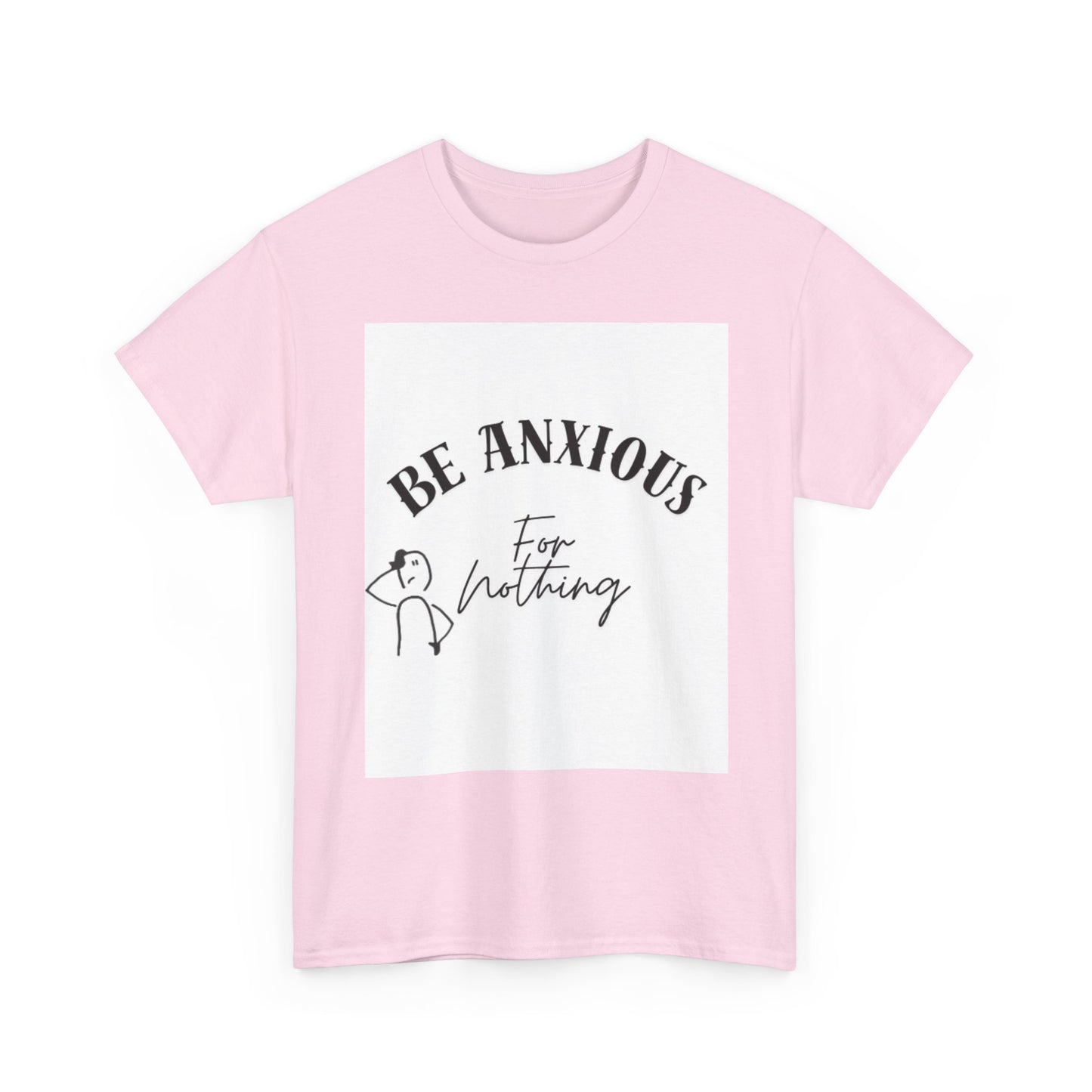Be Anxious For Nothing Tee — Inspirational Christian Faith T-Shirt
