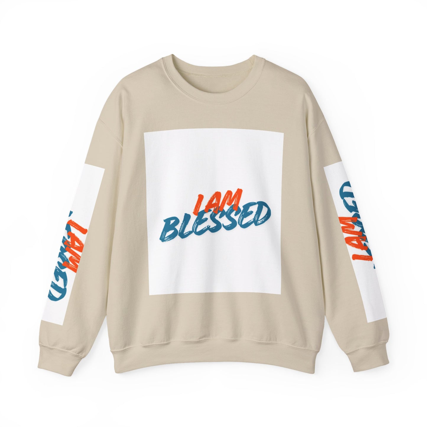 I Am Blessed Crewneck Sweatshirt — Spiritual Religious Blessing Pullover