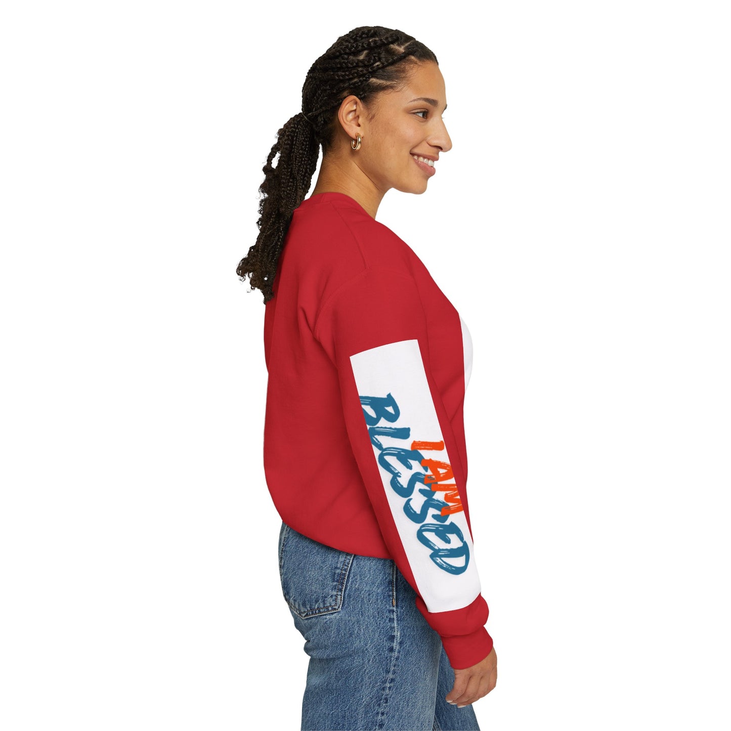 I Am Blessed Crewneck Sweatshirt — Spiritual Religious Blessing Pullover