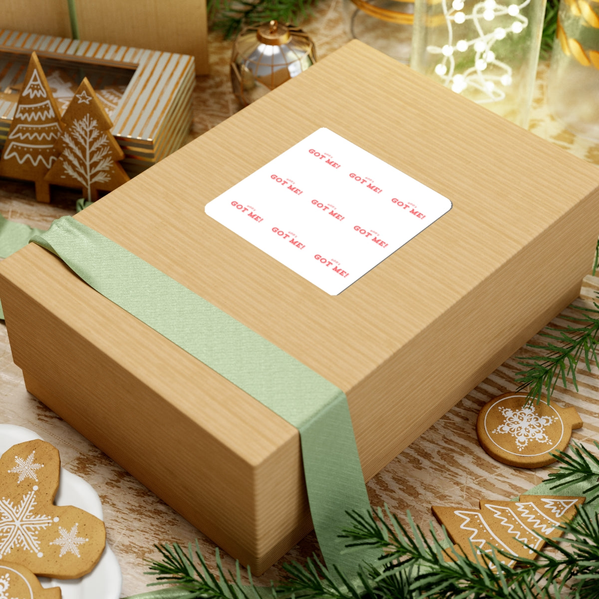 Kiss-Cut Sticker Sheet — "God's Got Me!" Reassurance Vinyl Stickers