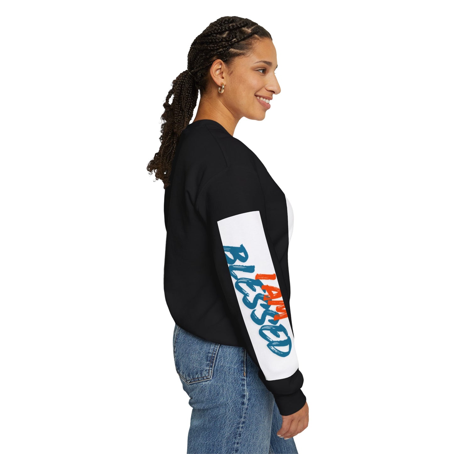 I Am Blessed Crewneck Sweatshirt — Spiritual Religious Blessing Pullover