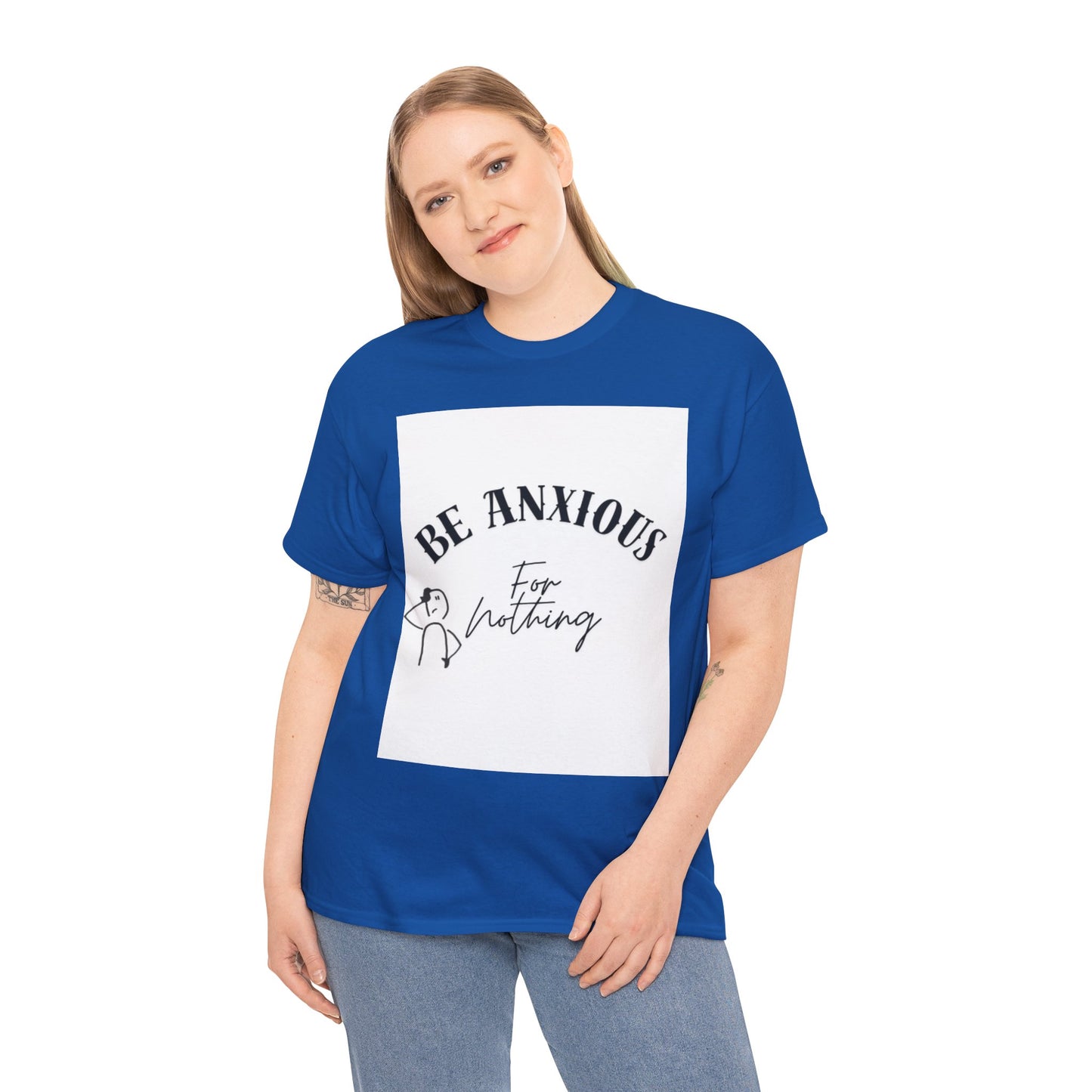 Be Anxious For Nothing Tee — Inspirational Christian Faith T-Shirt