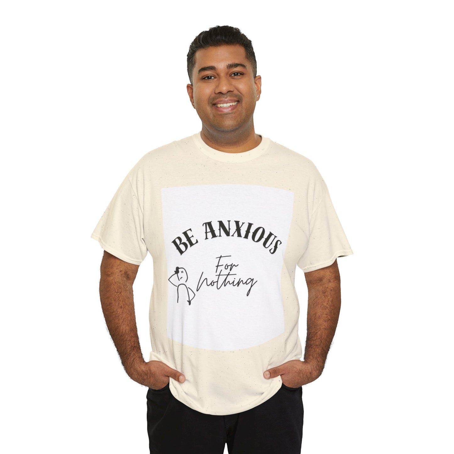 Be Anxious For Nothing Tee — Inspirational Christian Faith T-Shirt