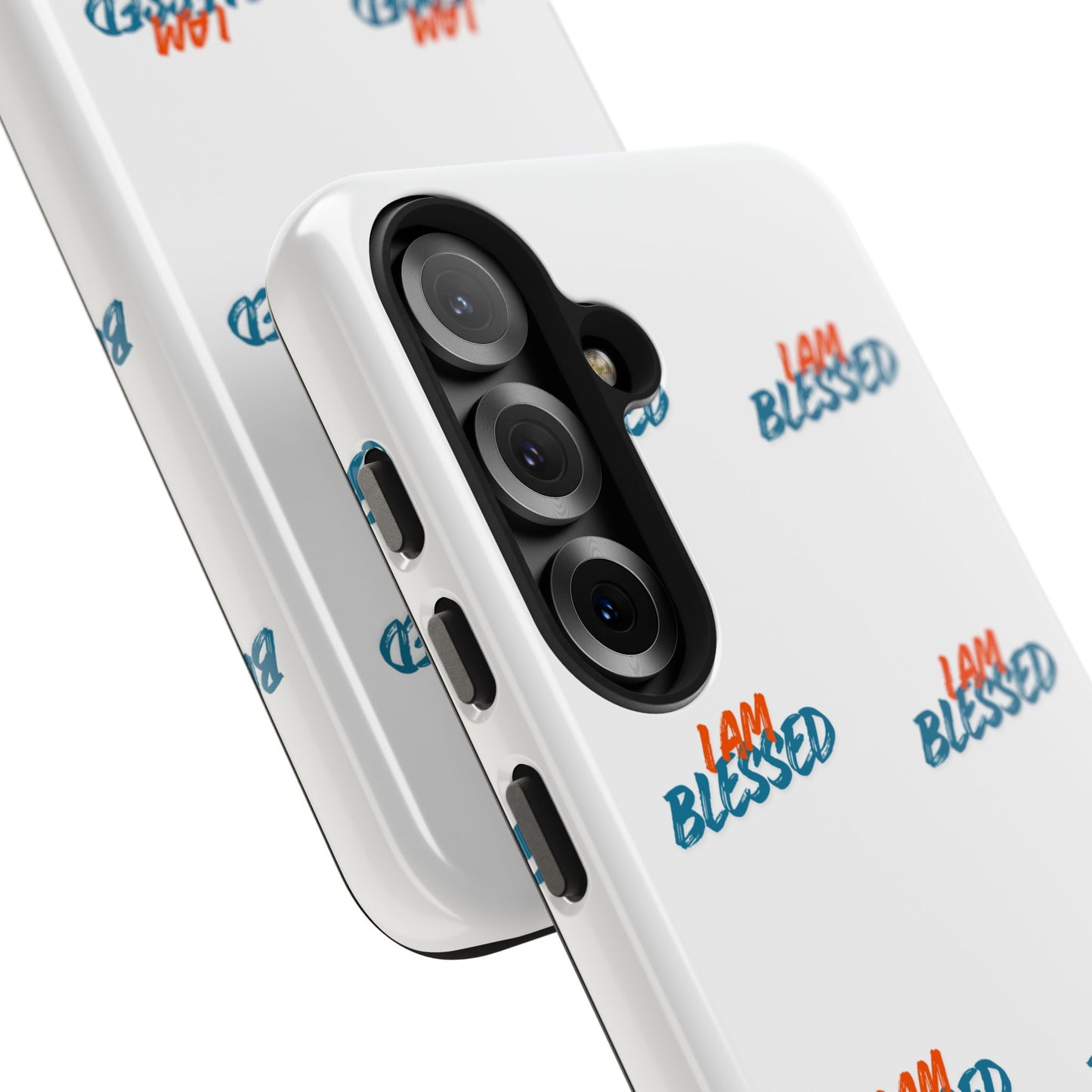 I Am Blessed Tough iPhone Case — Motivational Protective Phone Cover, Religious