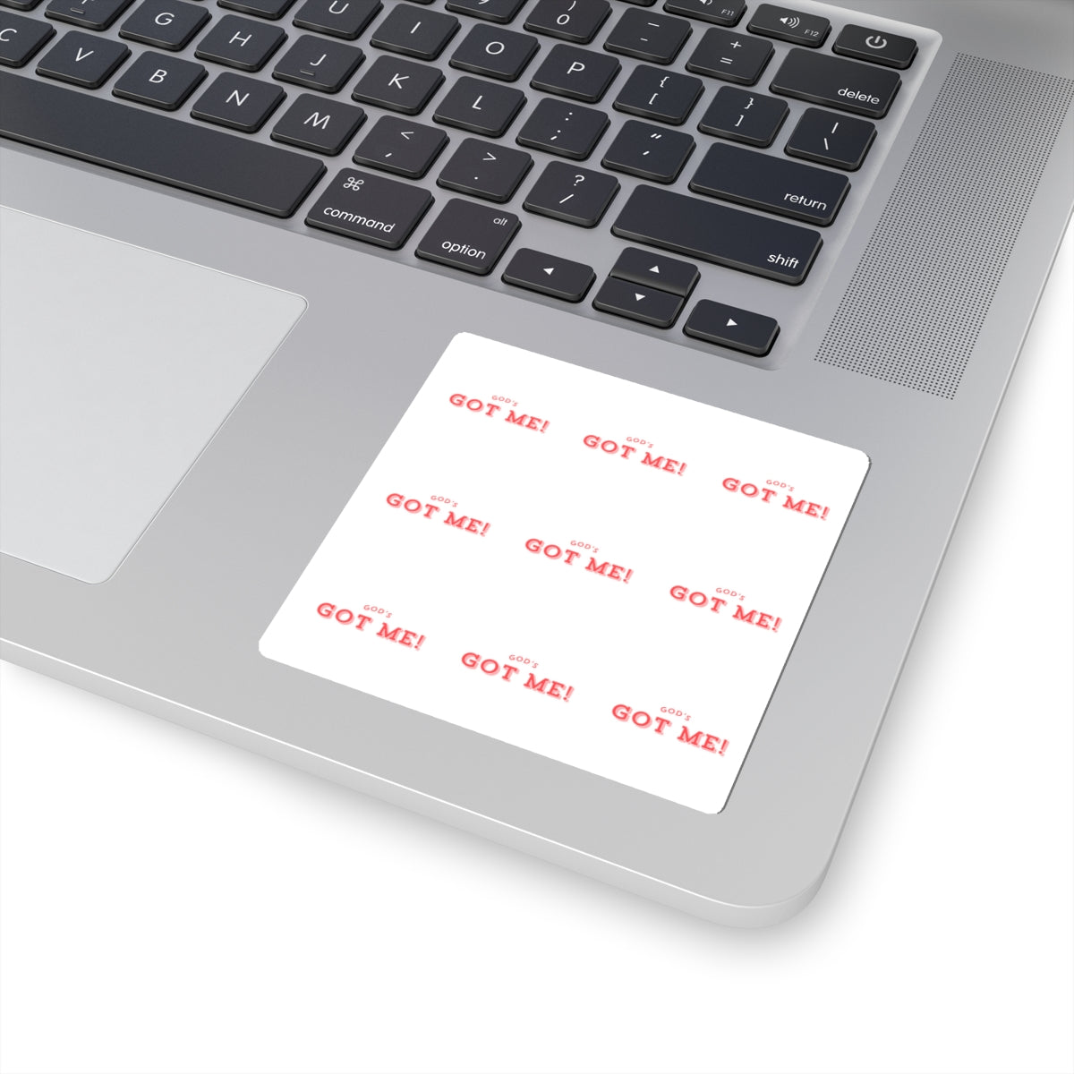 Kiss-Cut Sticker Sheet — "God's Got Me!" Reassurance Vinyl Stickers