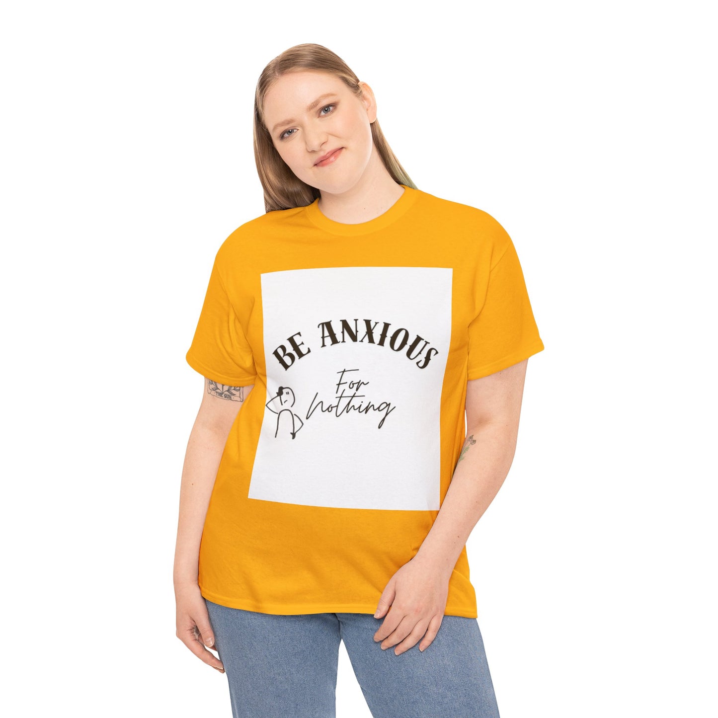 Be Anxious For Nothing Tee — Inspirational Christian Faith T-Shirt
